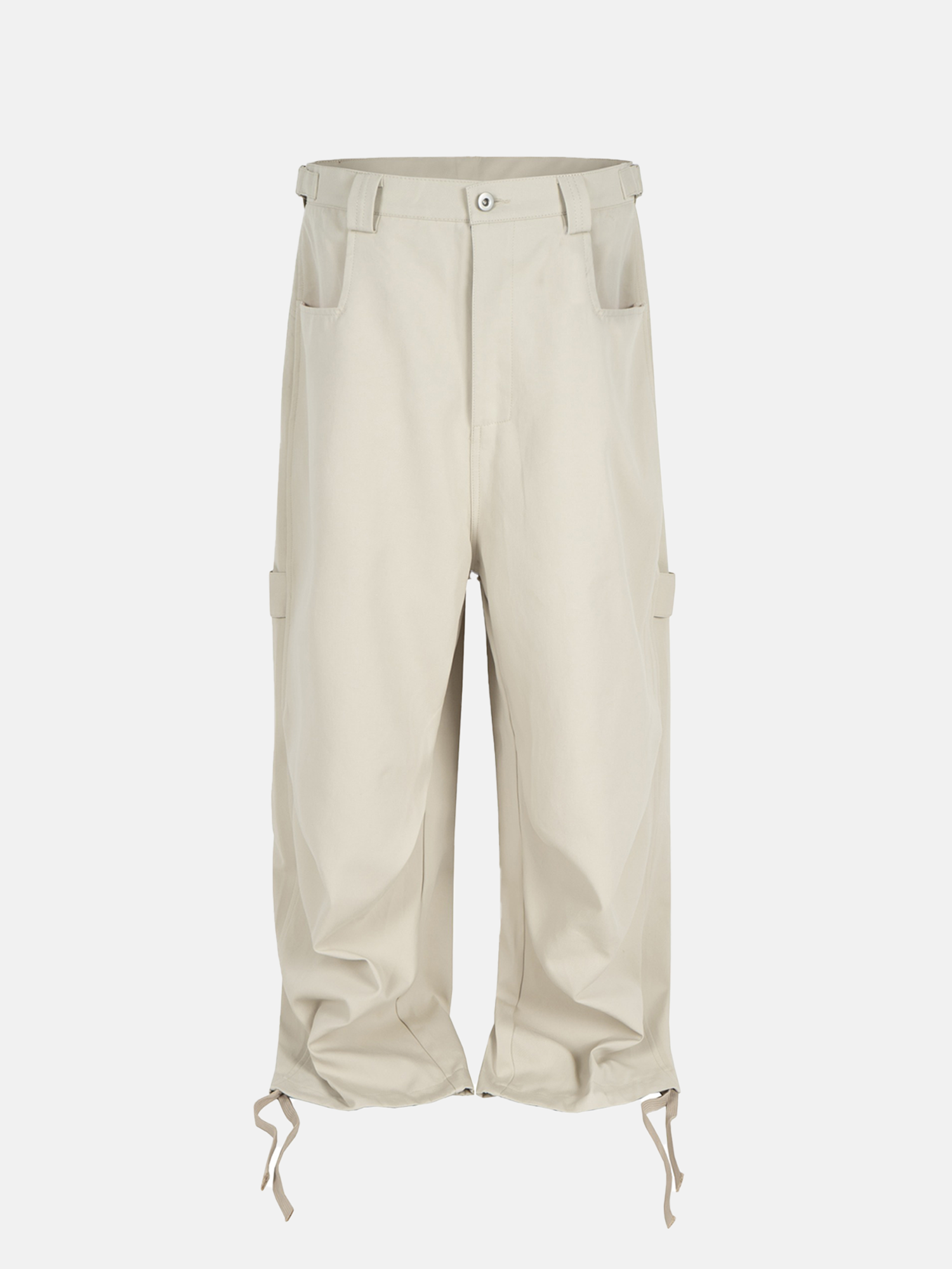Beige Broek met Trekkoord