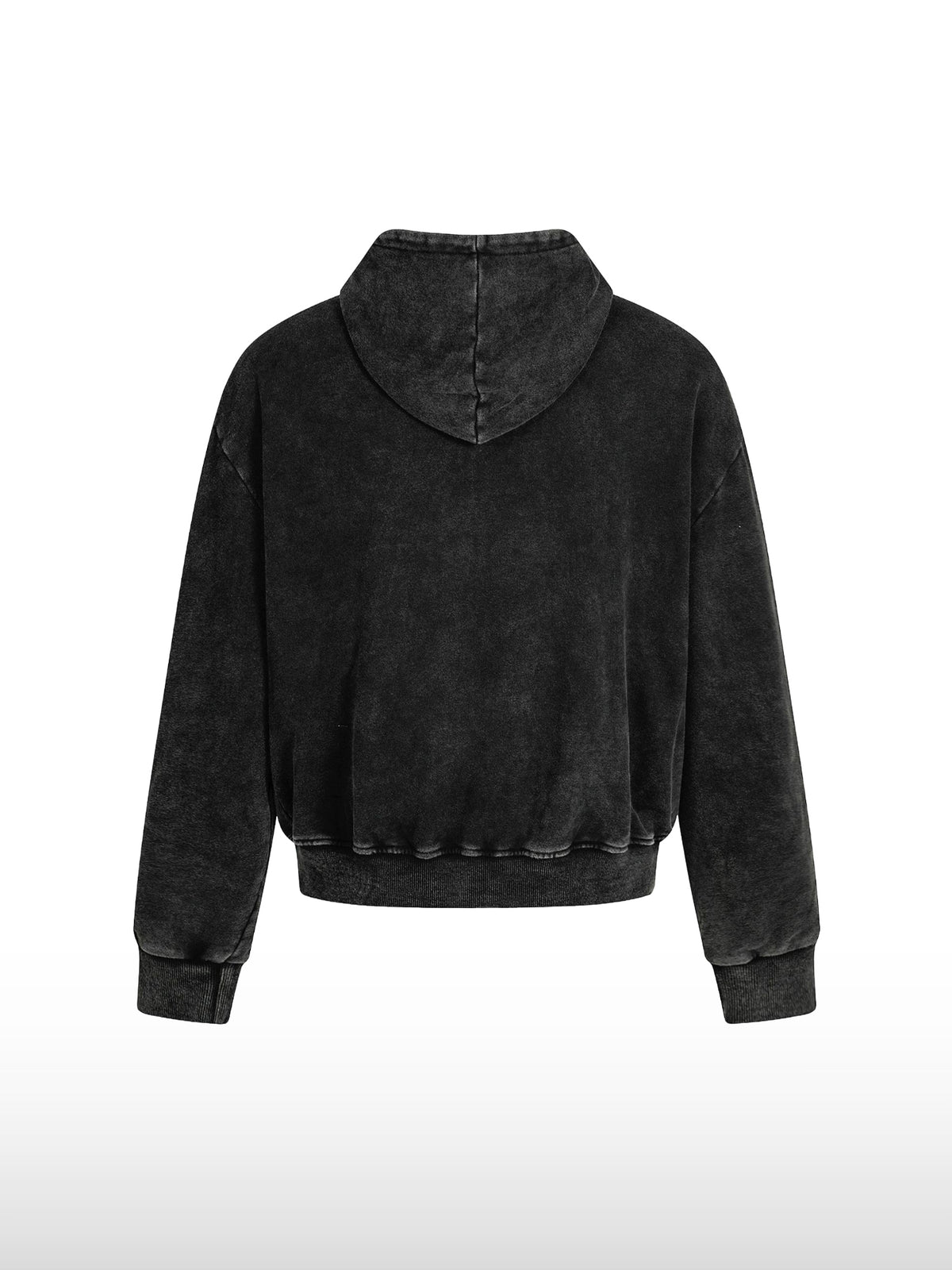Black Asymmetric Hoodie