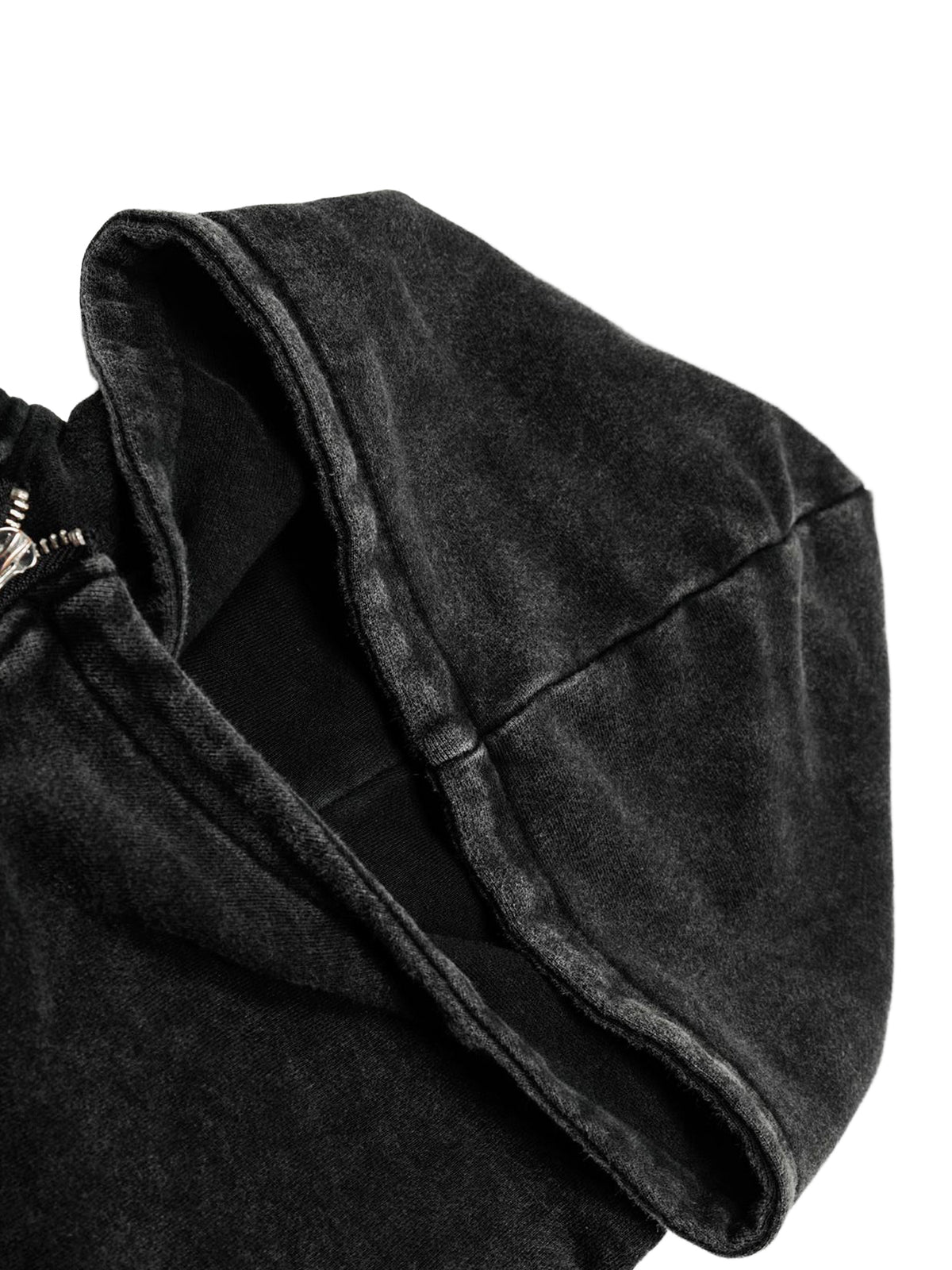Black Asymmetric Hoodie