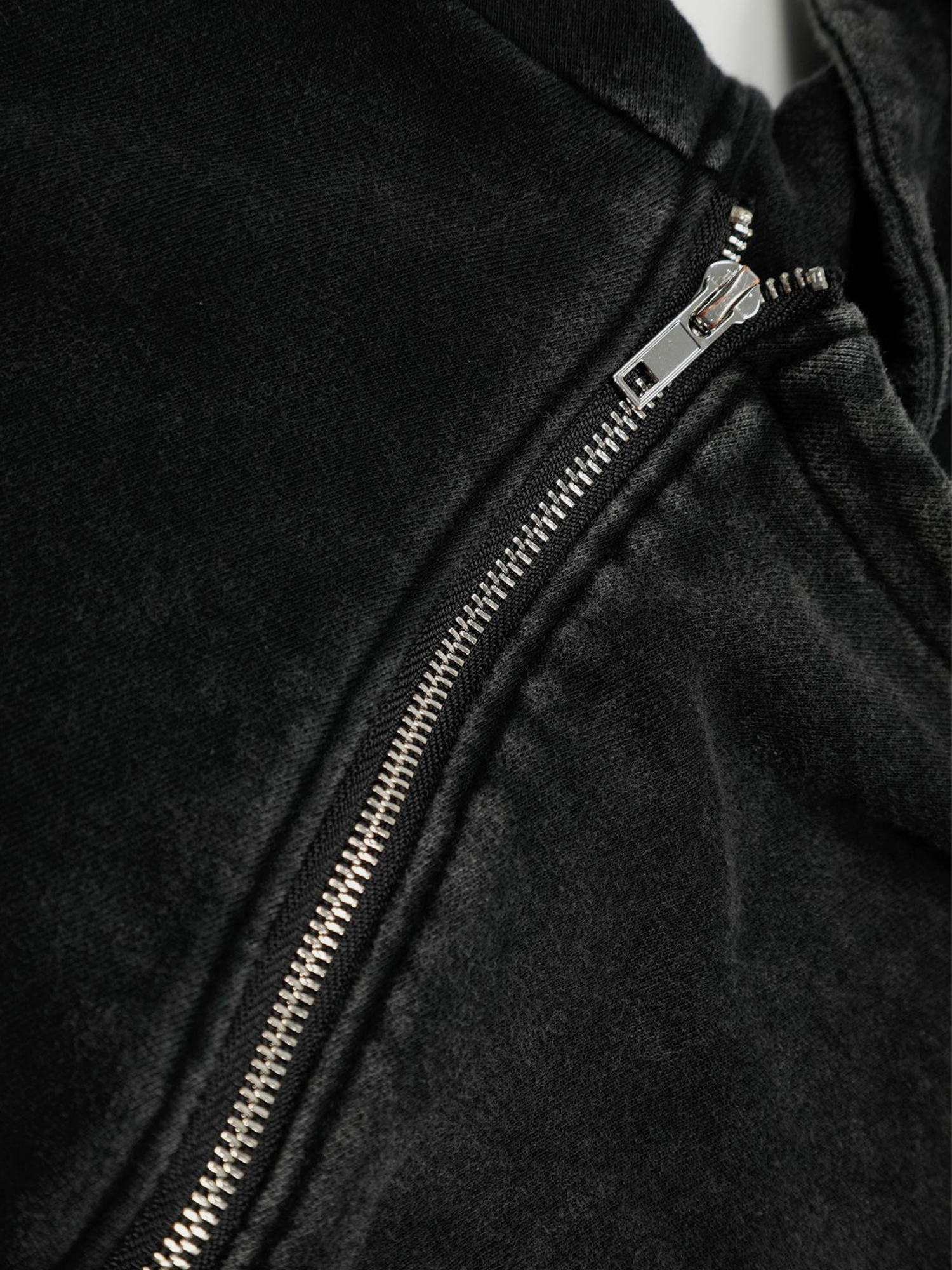 Black Asymmetric Hoodie