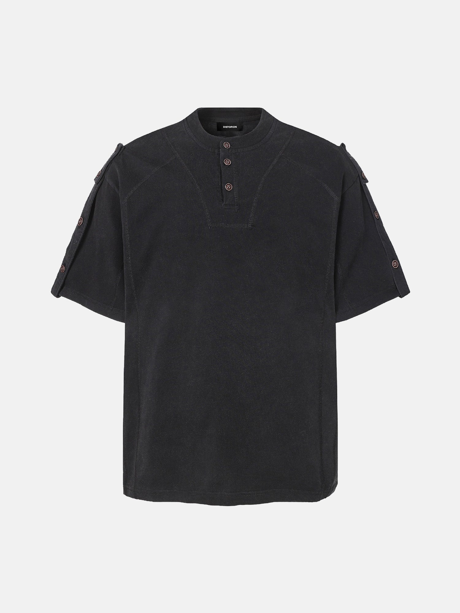 Cipher Gradient Henley T-shirt