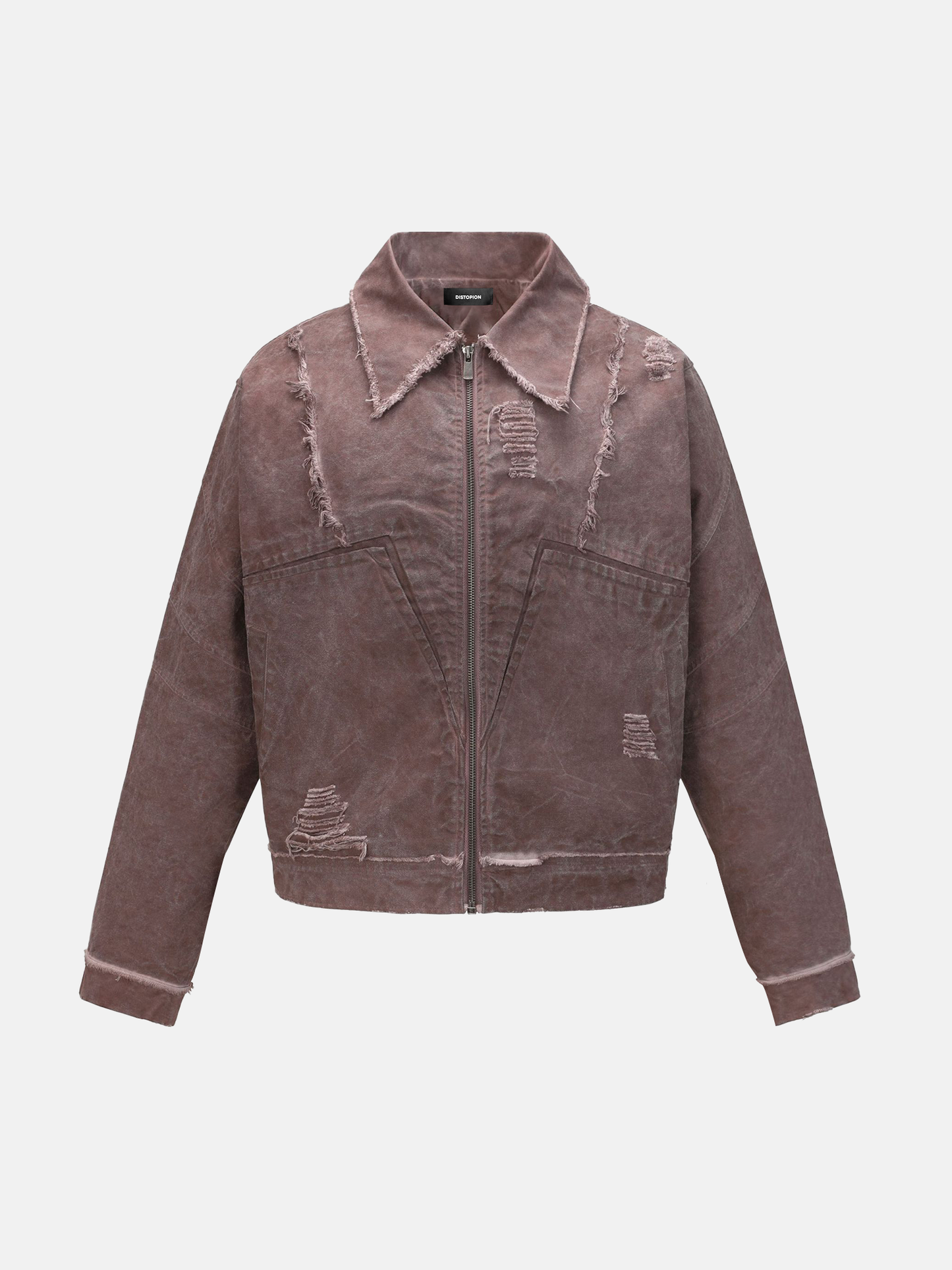 Jeansjacke im Used-Look