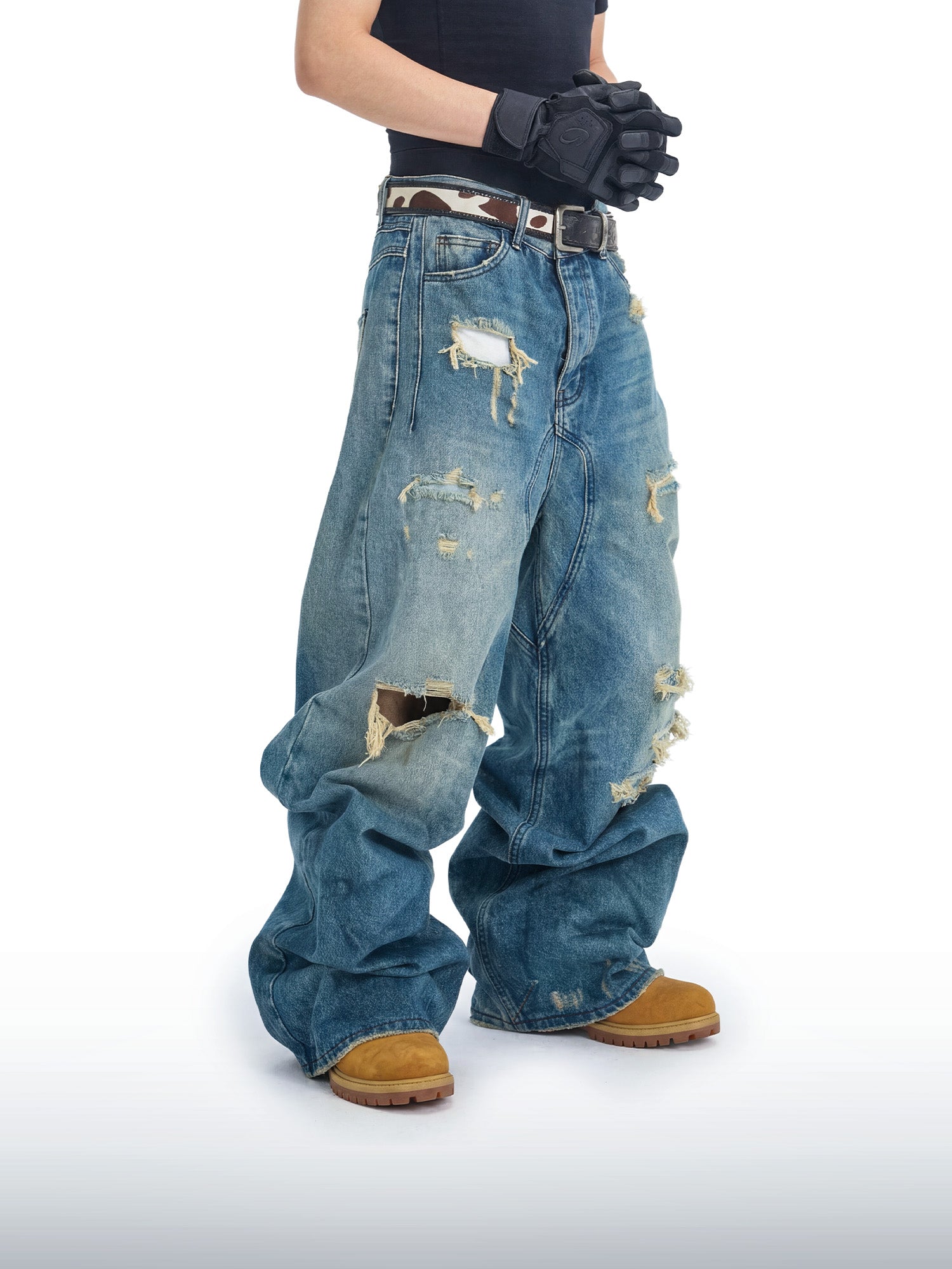 Dust Walker Jeans mit Paneelen