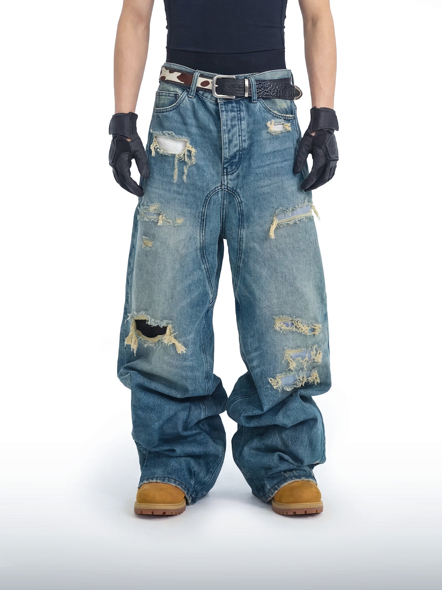 Dust Walker Jeans mit Paneelen