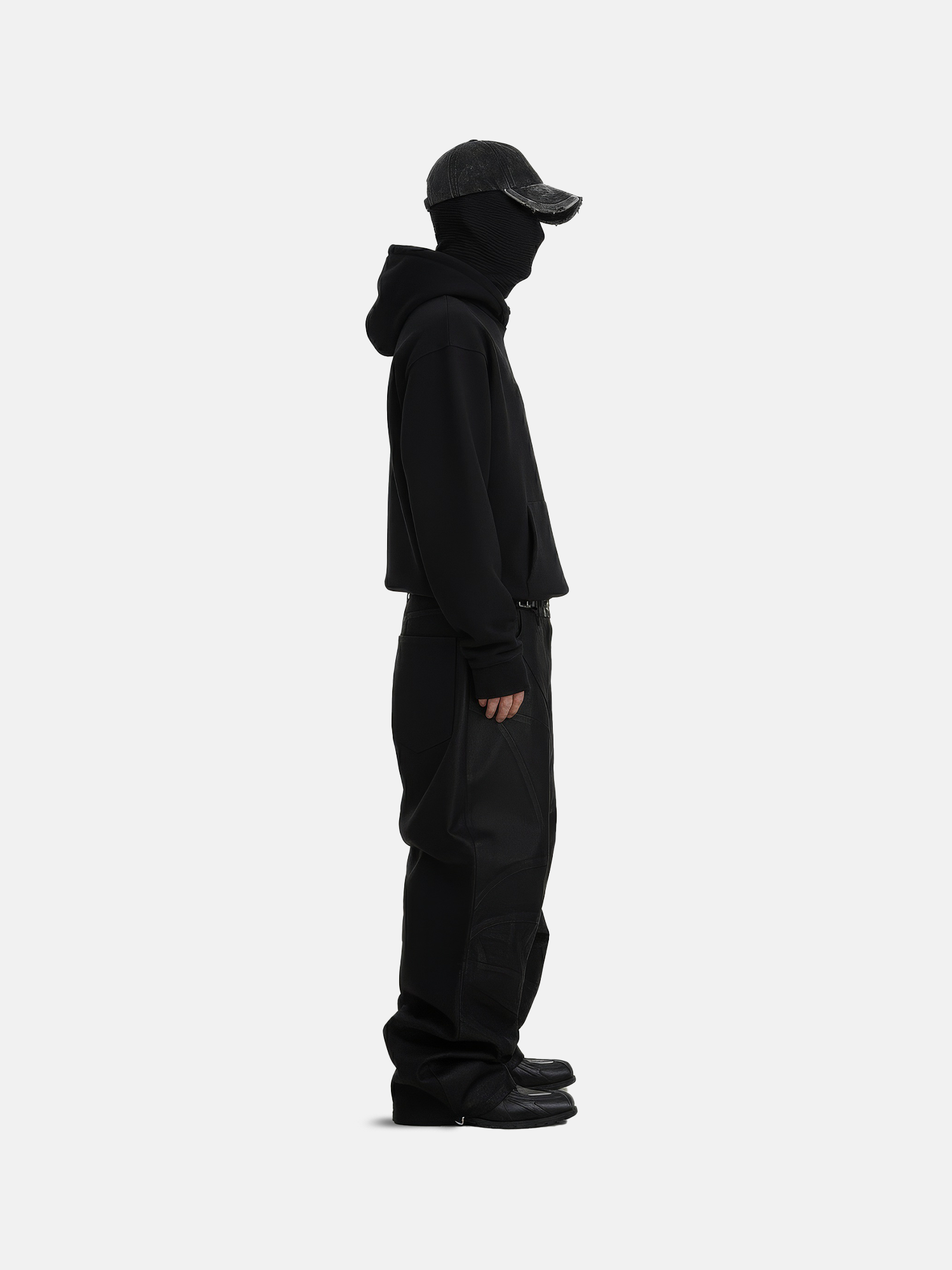 Hoodie met Vlam Borduursel
