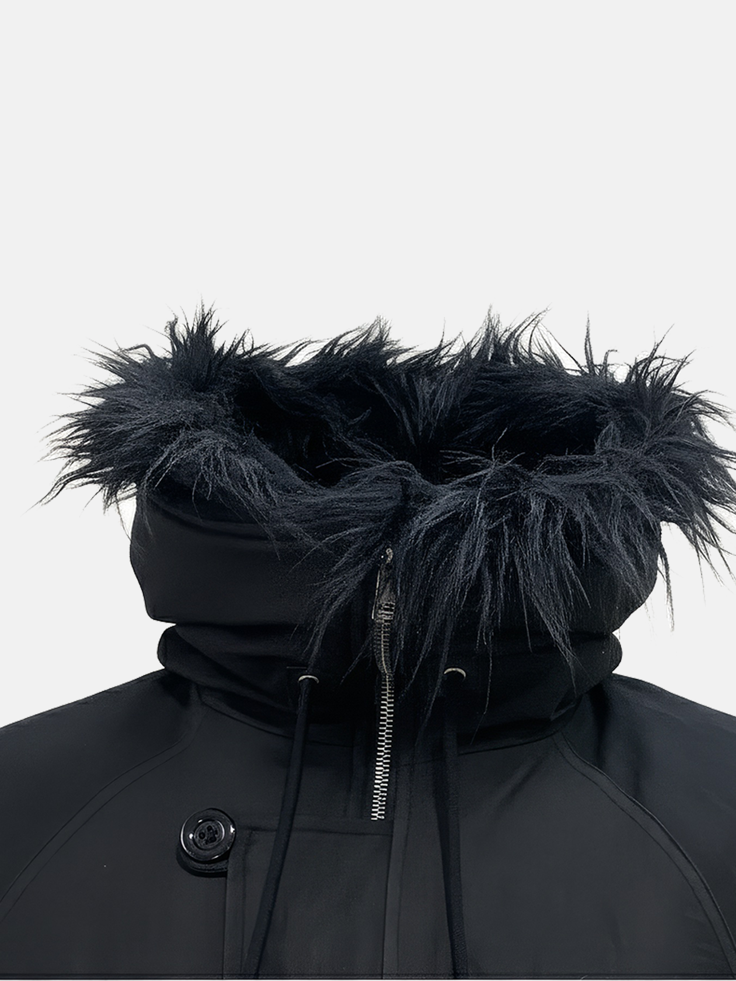 Urbane Jacke mit Pelzbesatz