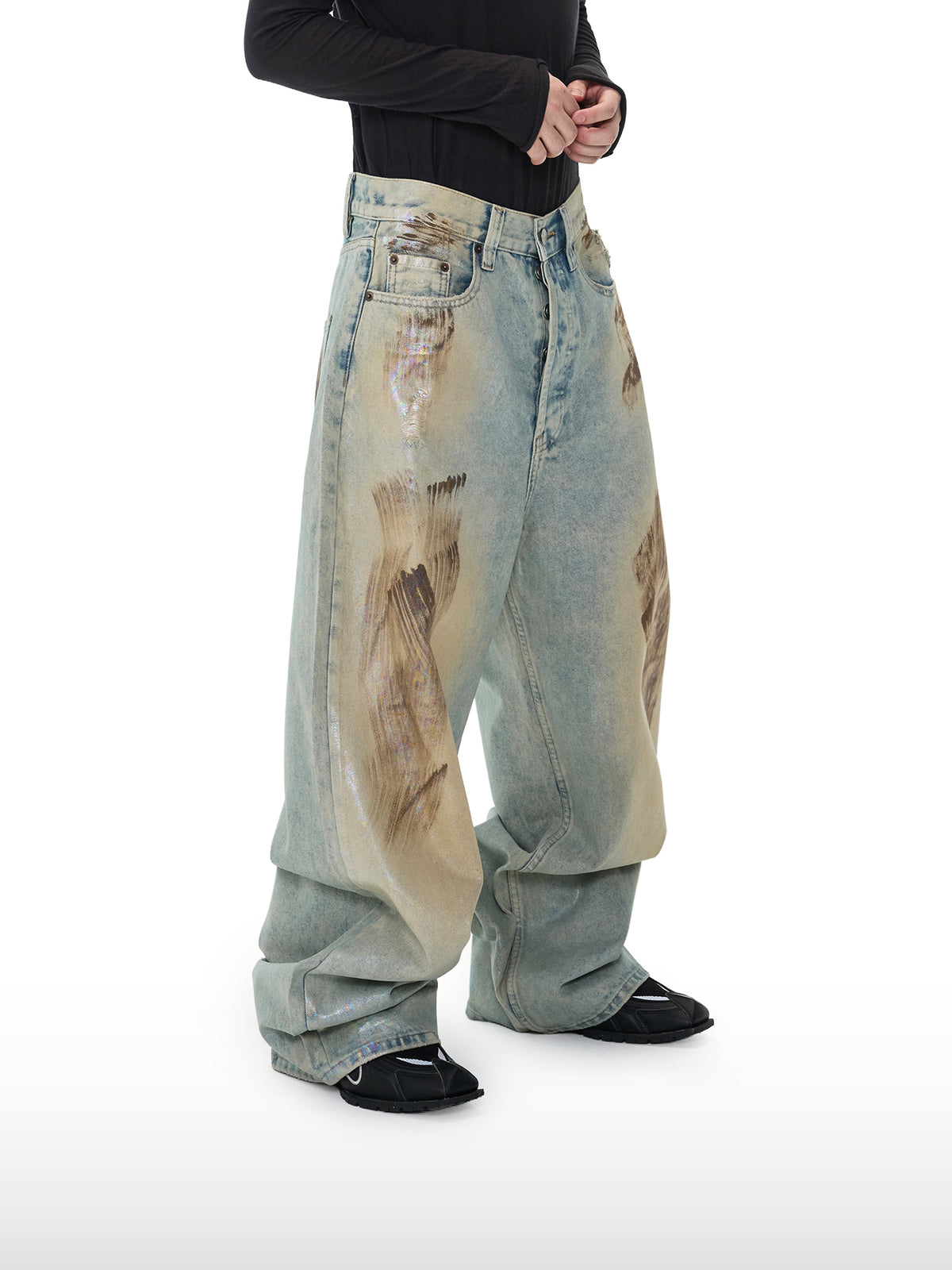 Jeans met Fuel-wassing