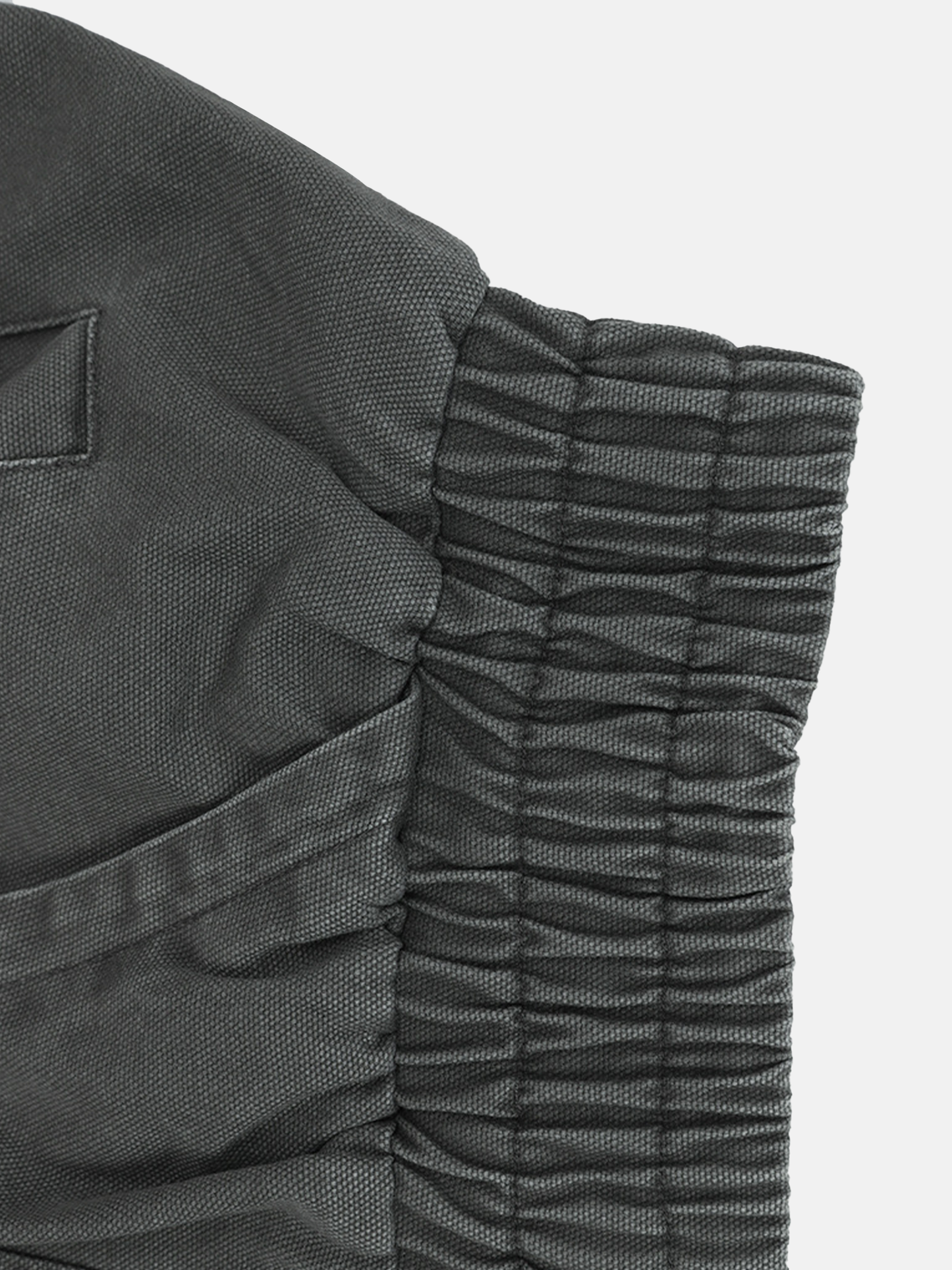 Graue Bomberjacke mit Einsätzen