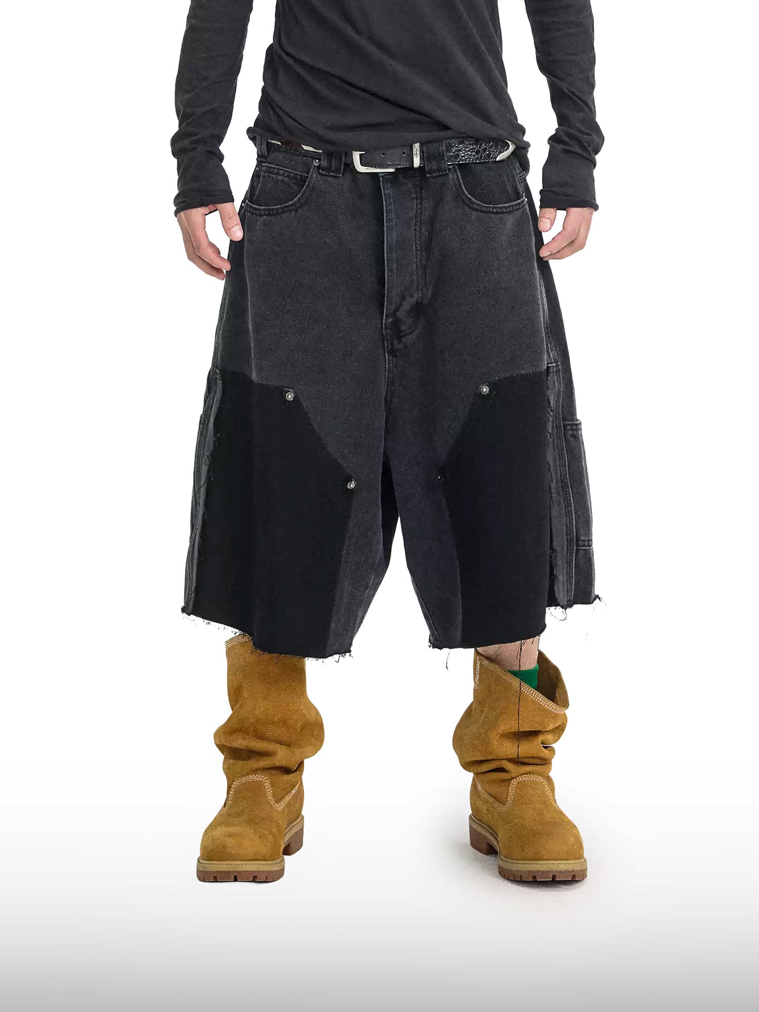 Grid Lock Nieten-Cargoshorts