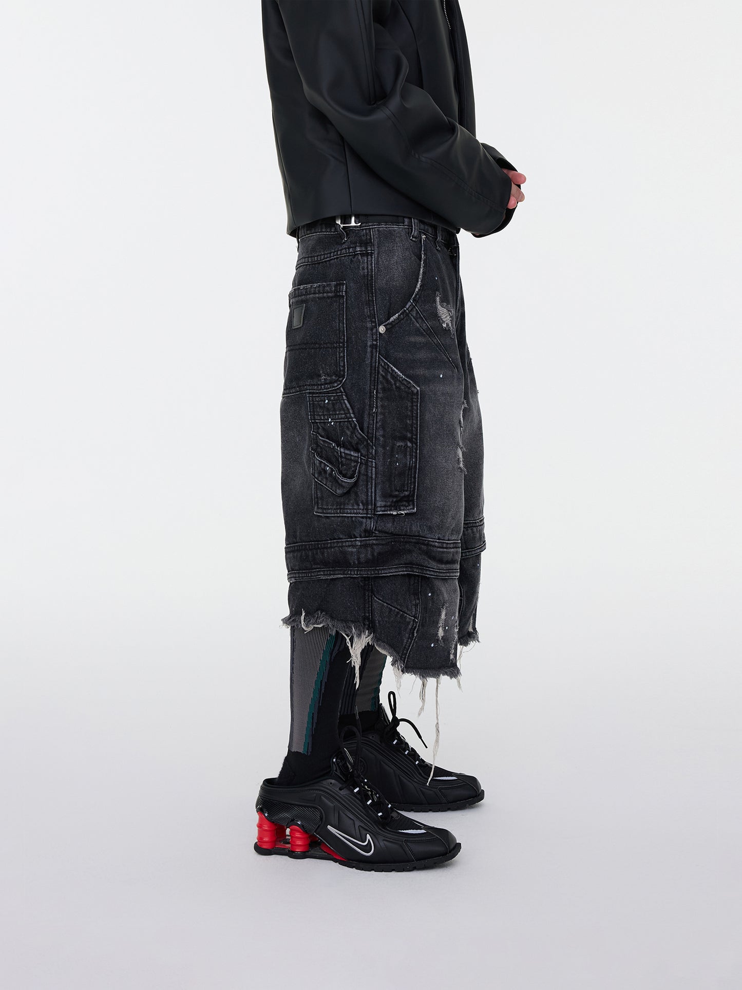 Grunge-Jeansshorts