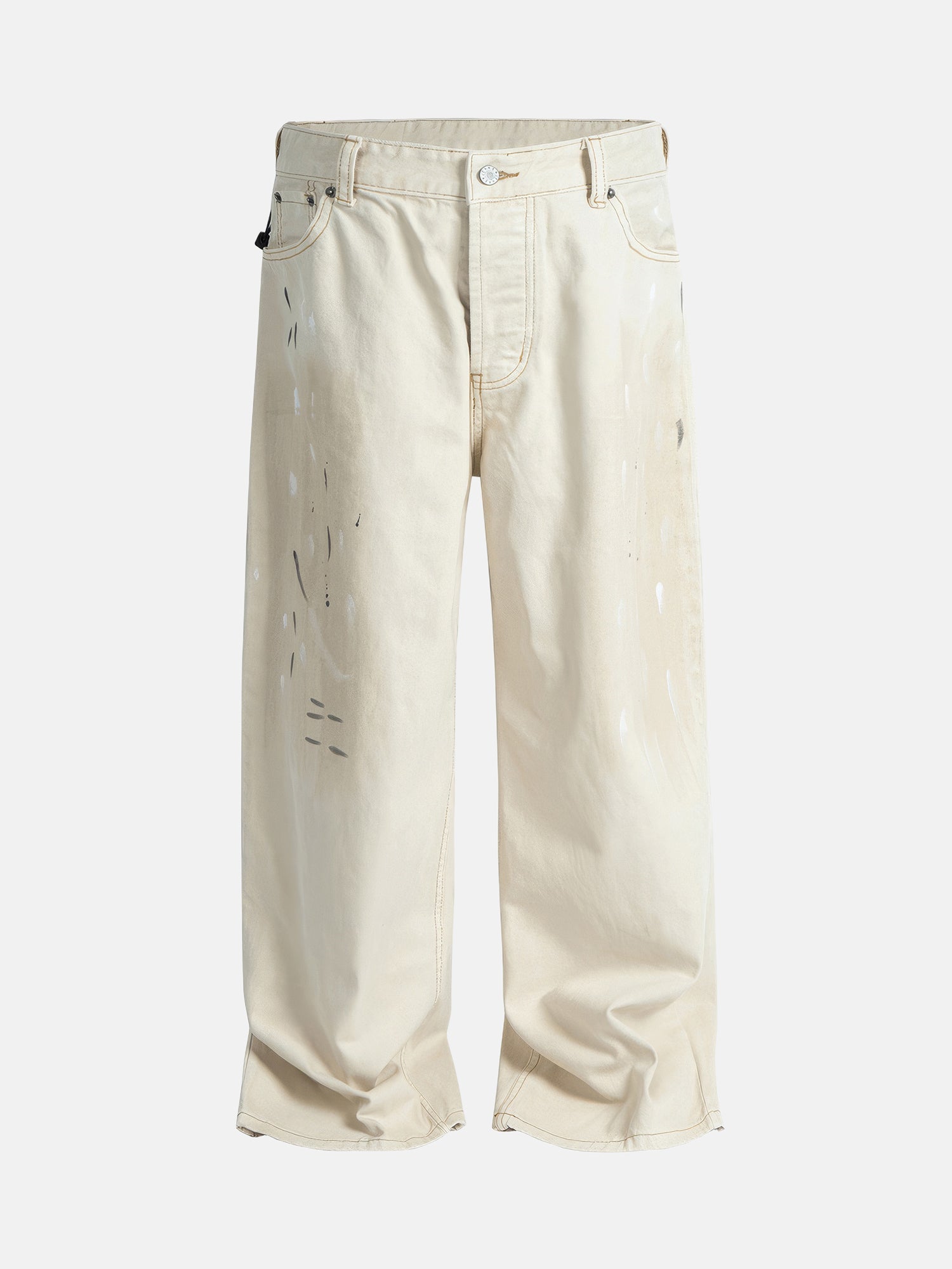 Ivory Distress Pants