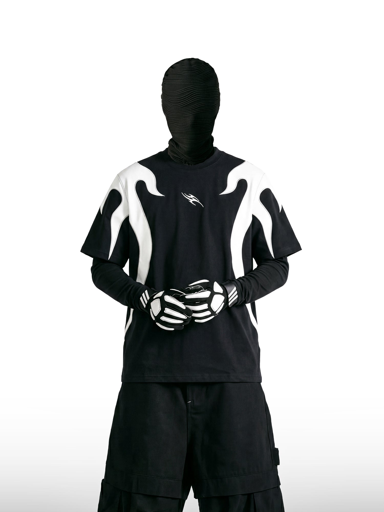 T-Shirt mit Inferno-Einsatz