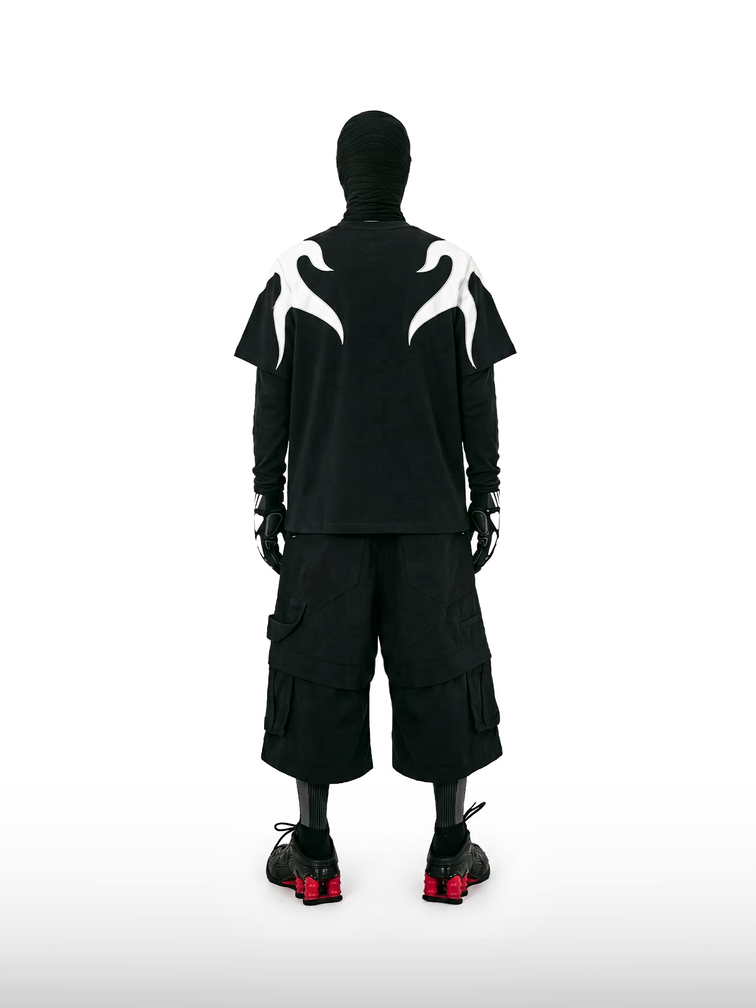 T-Shirt mit Inferno-Einsatz