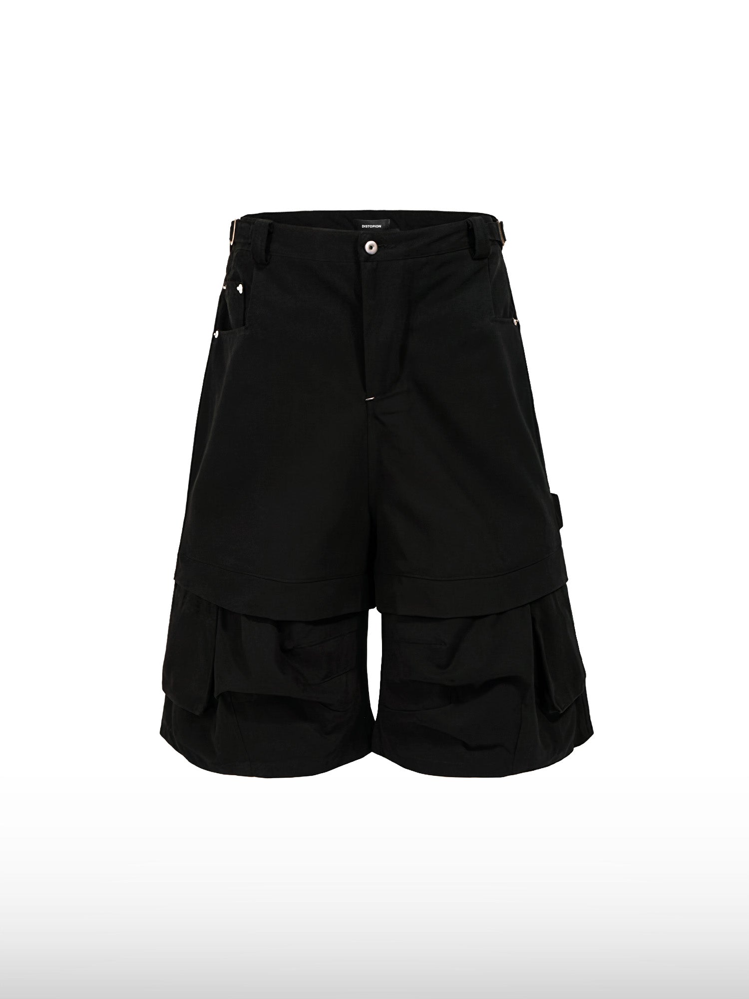 Layered Cargo Streetwear Shorts