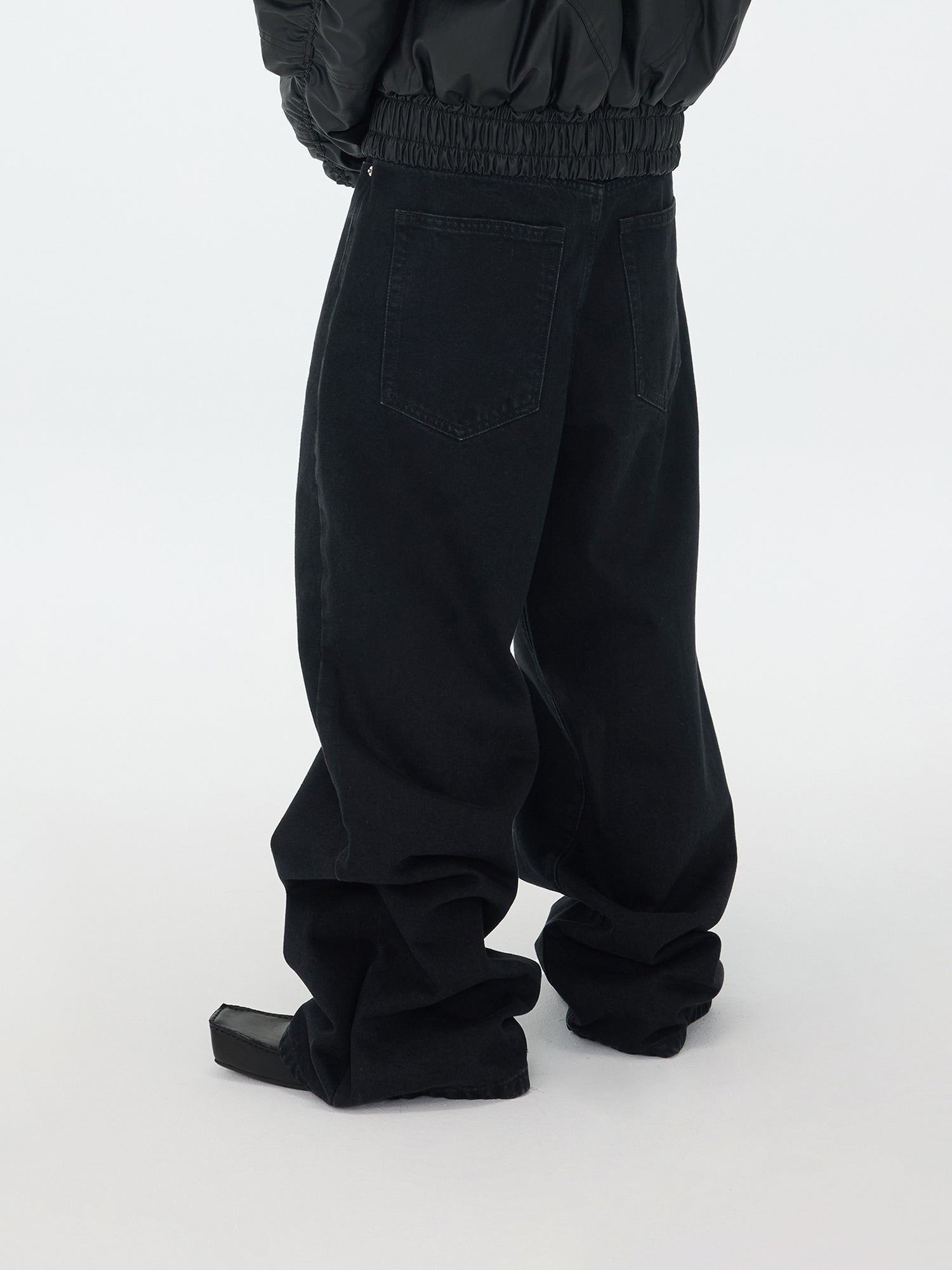 Klassieke Zwarte Baggy Jeans