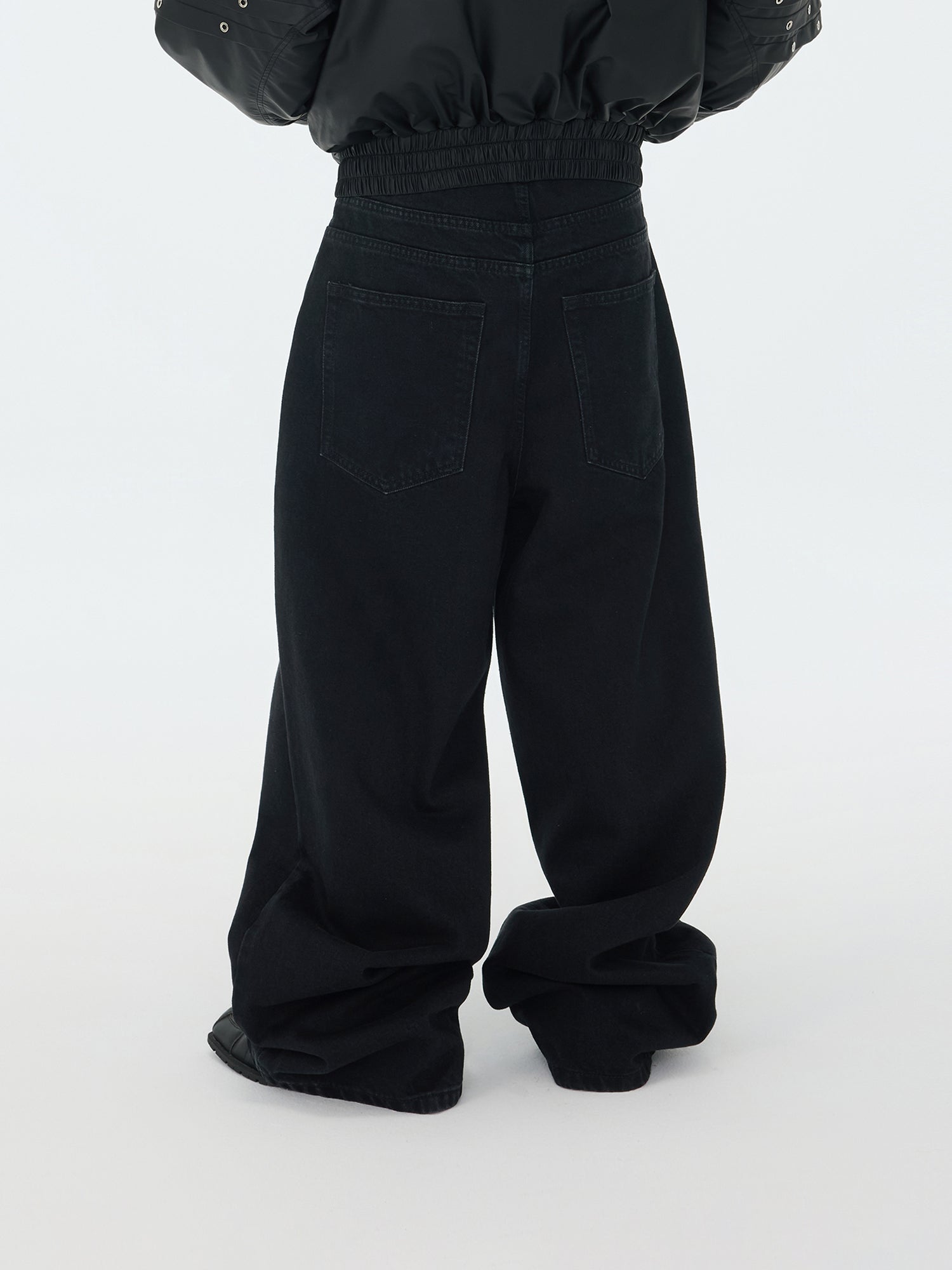 Klassieke Zwarte Baggy Jeans