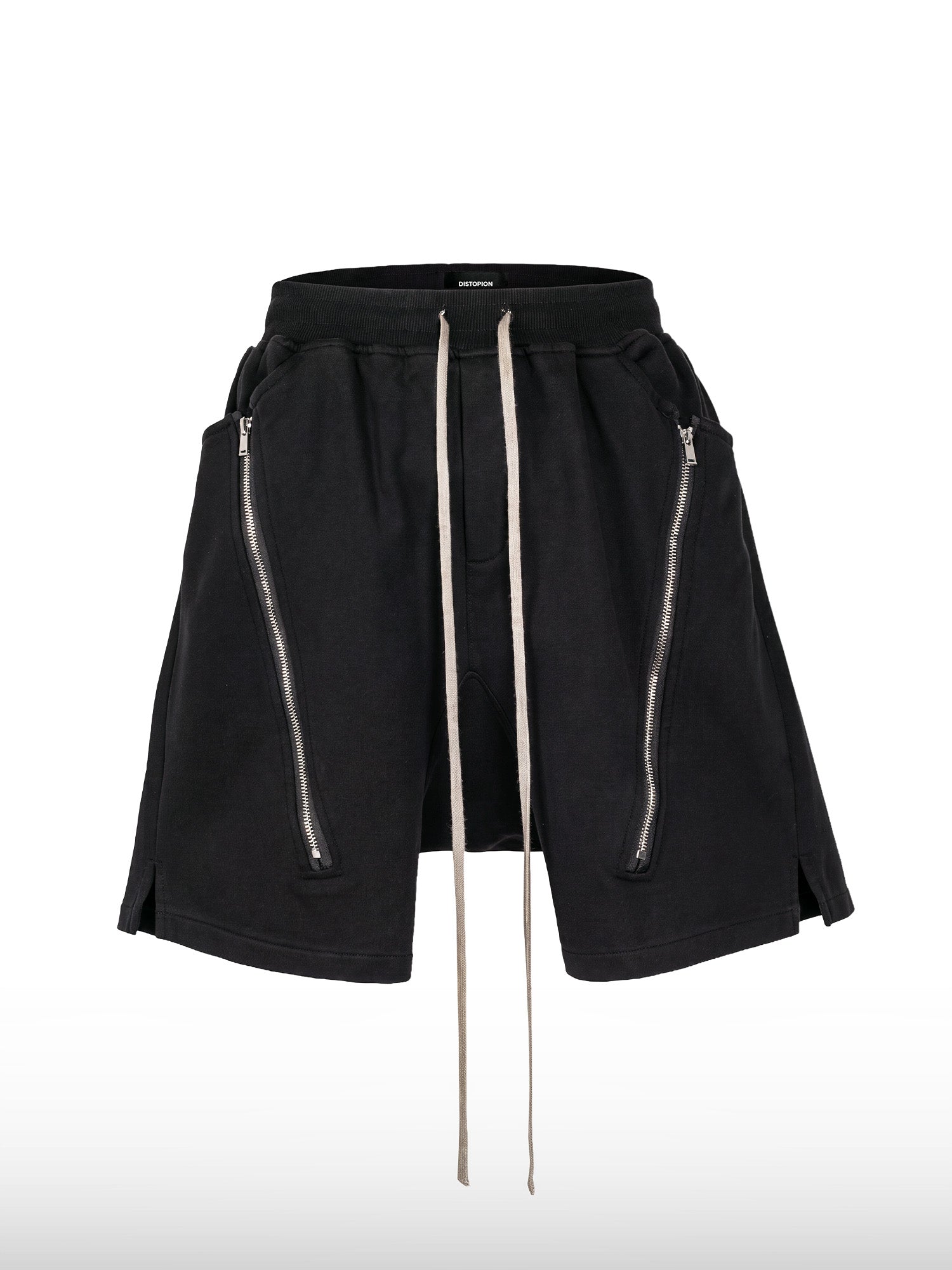 Minimalistische Zipper-Pod-Shorts