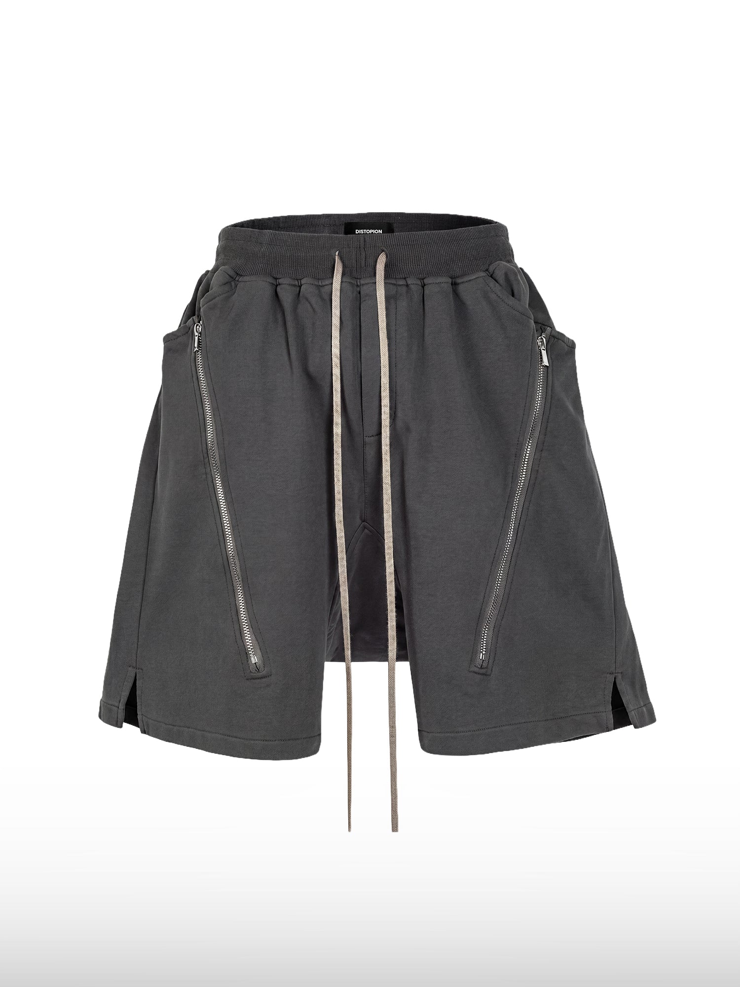 Minimalistische Zipper-Pod-Shorts