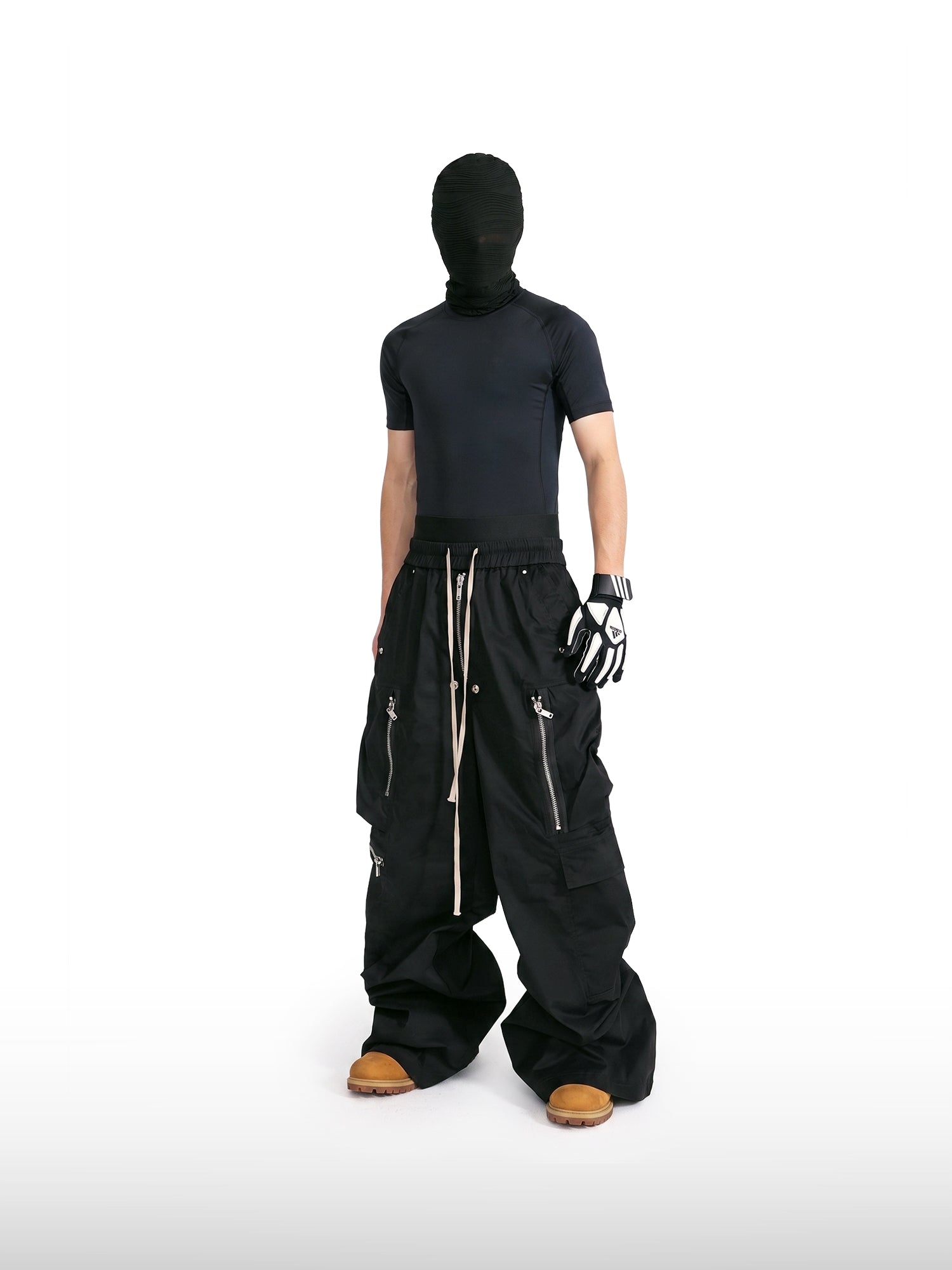 Multi-Zip Wide Pants