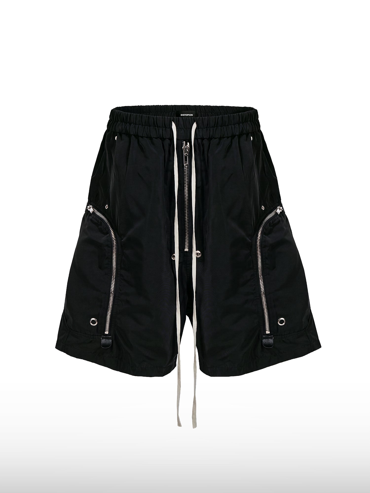 Oversized Cargo-Shorts mit Reißverschluss