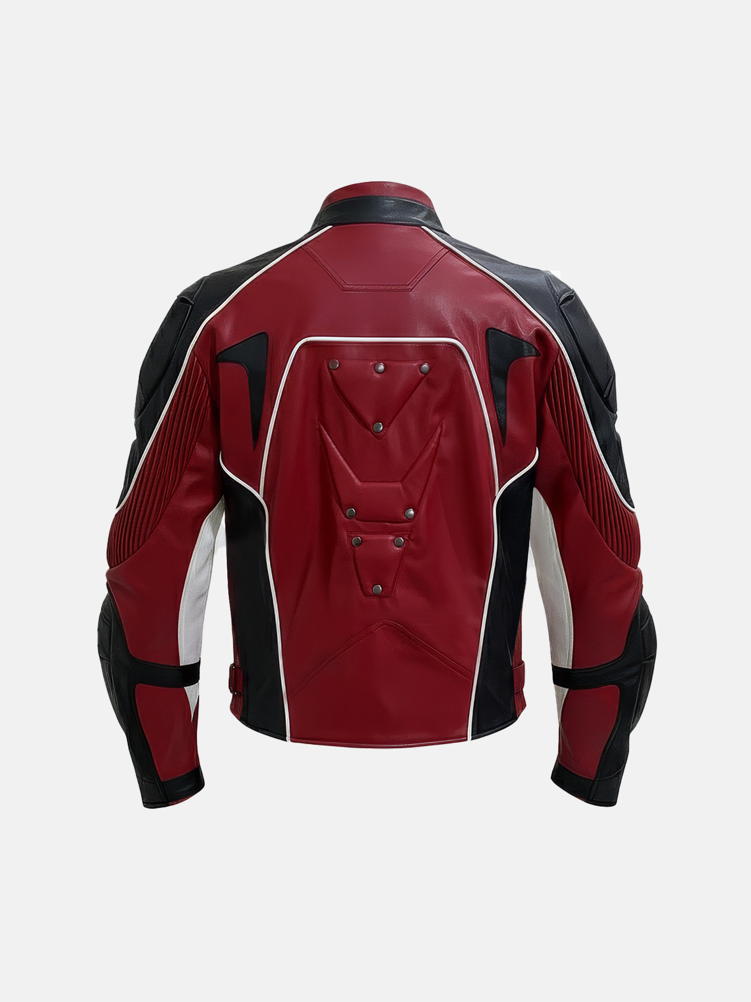 Red Black Moto Jacket