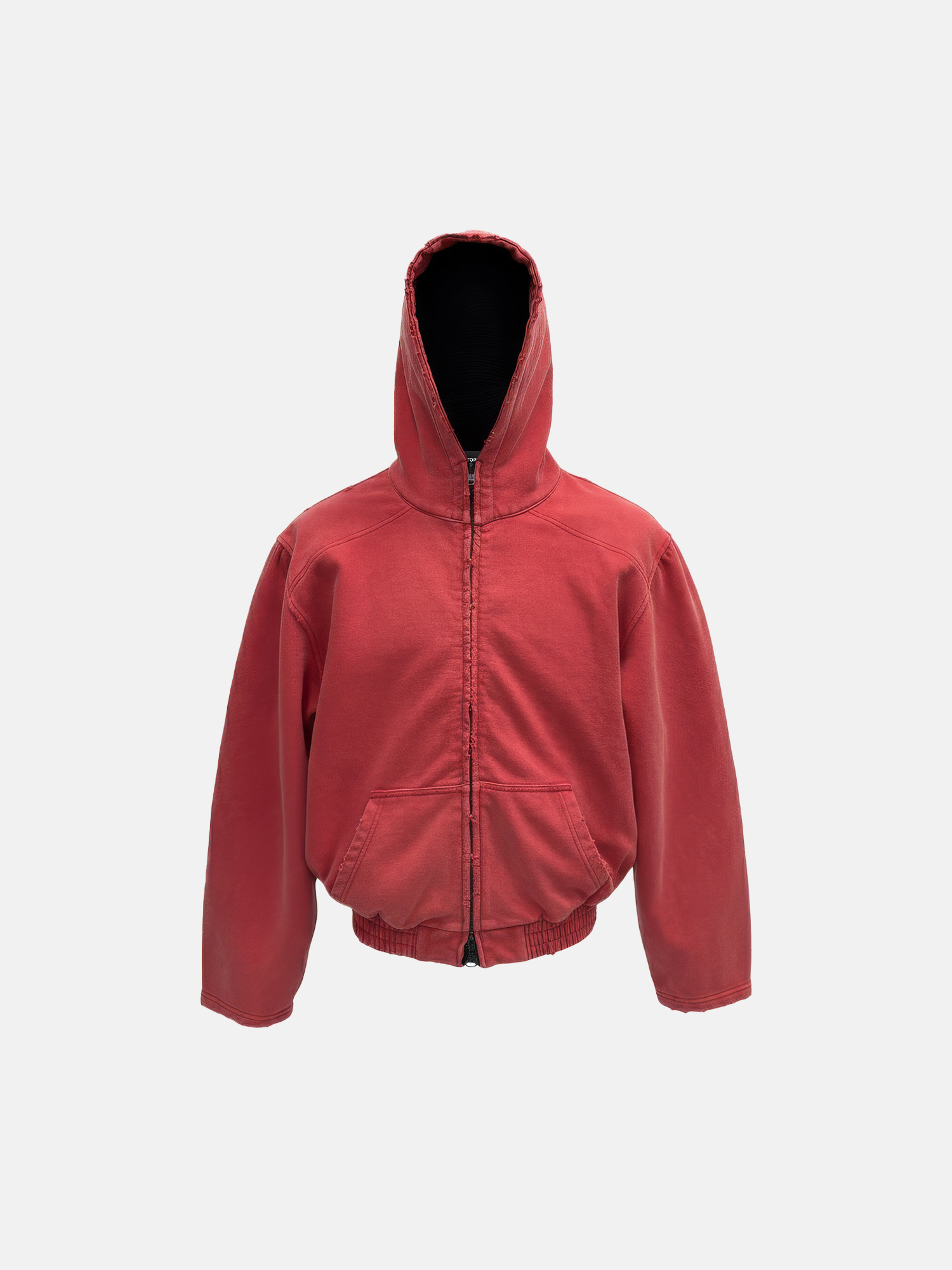 Retro-Hoodie in Rot