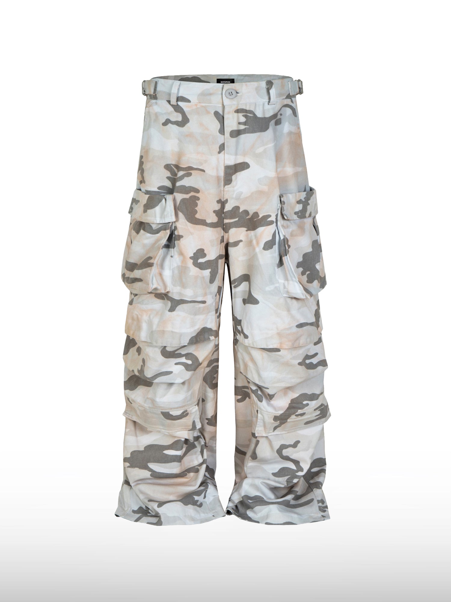 Sandfarbene Camouflage-Cargohose