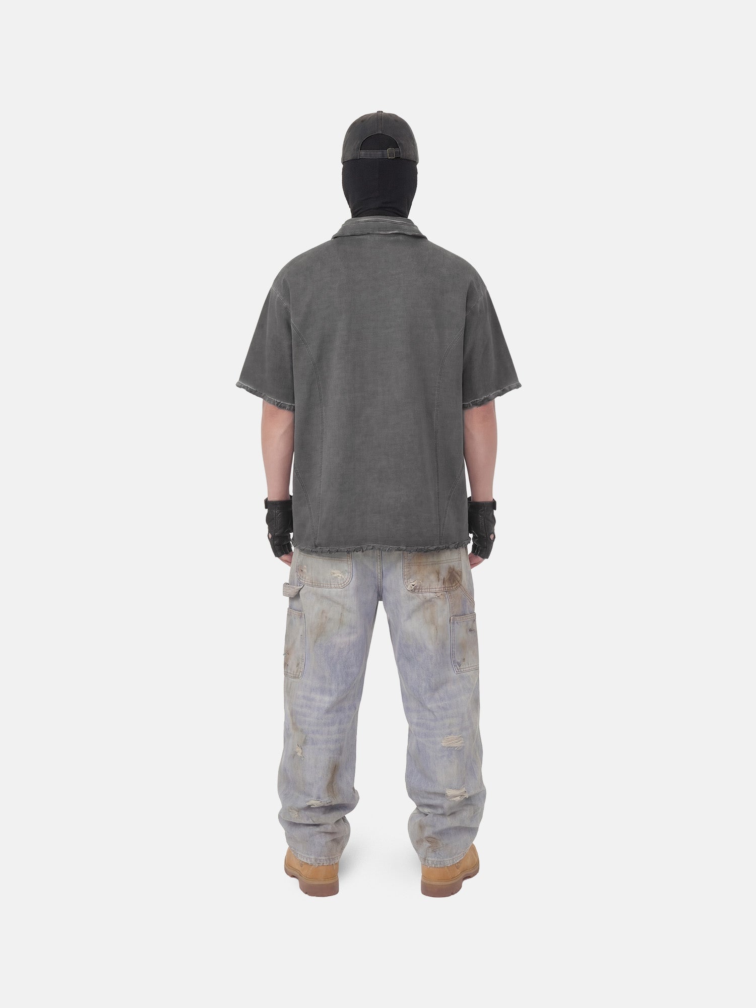 Gerupftes Distressed-Polo