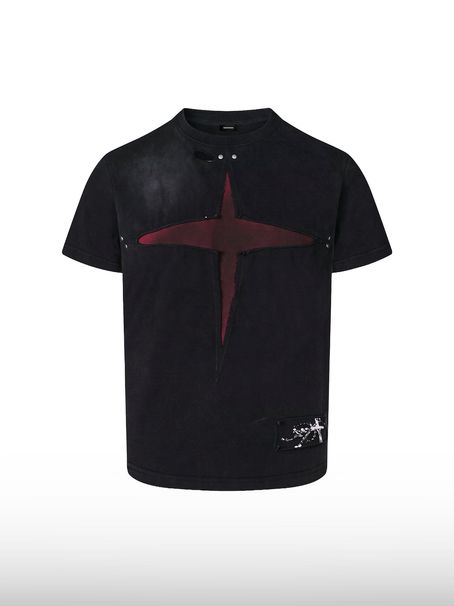 T-Shirt mit Schlitz