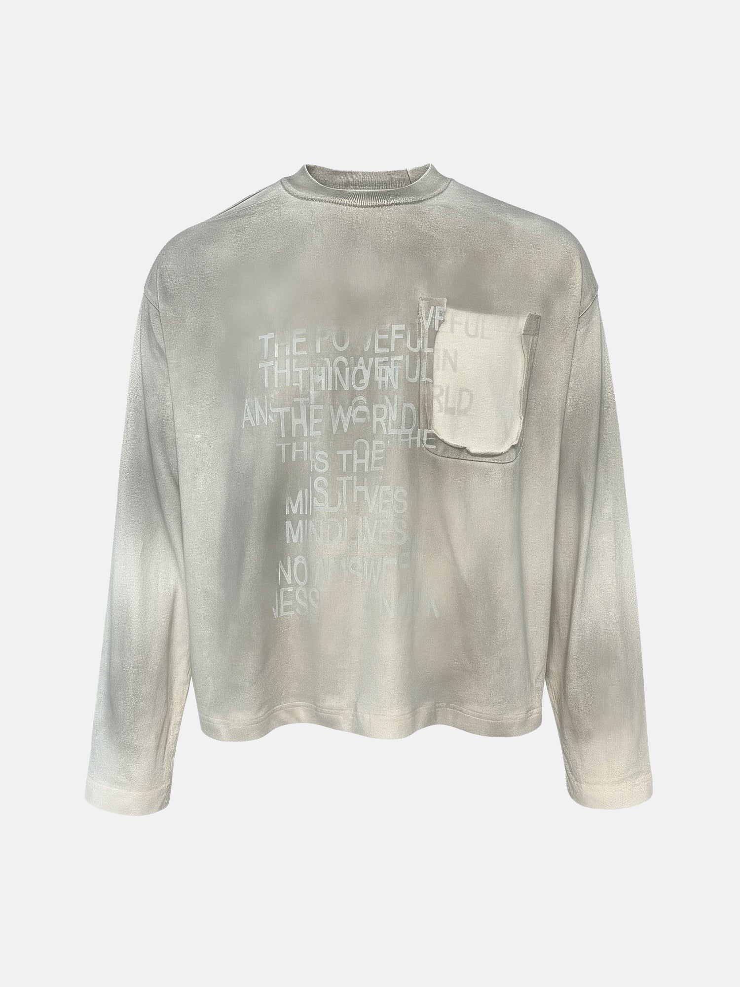 Stonewash Text Tee