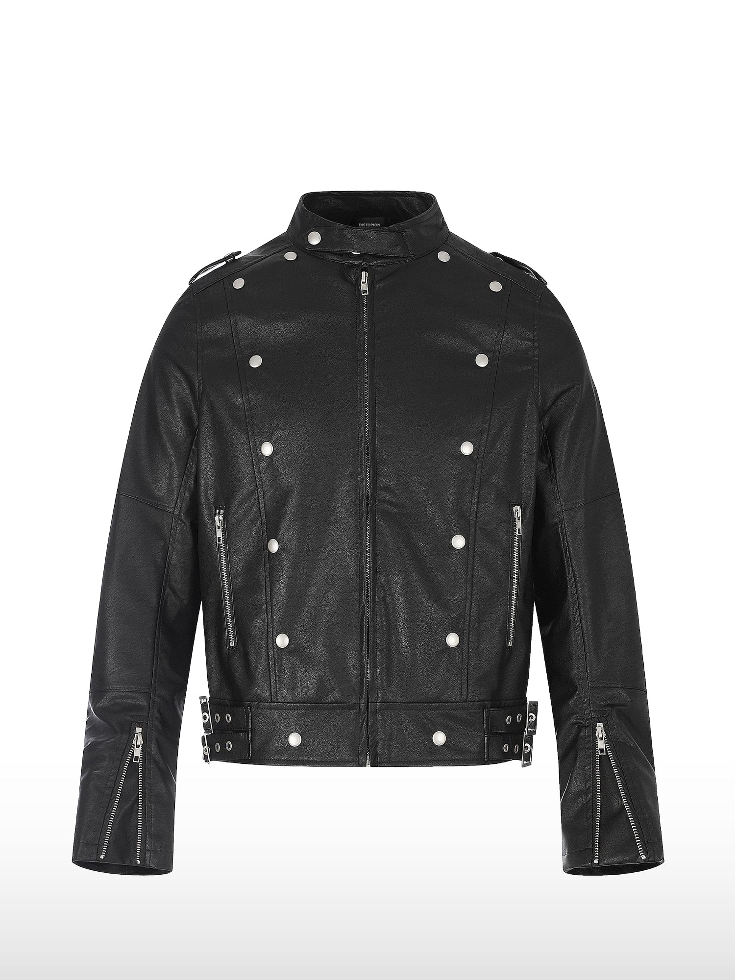 Nietengeschmückte Punk-Motorradjacke