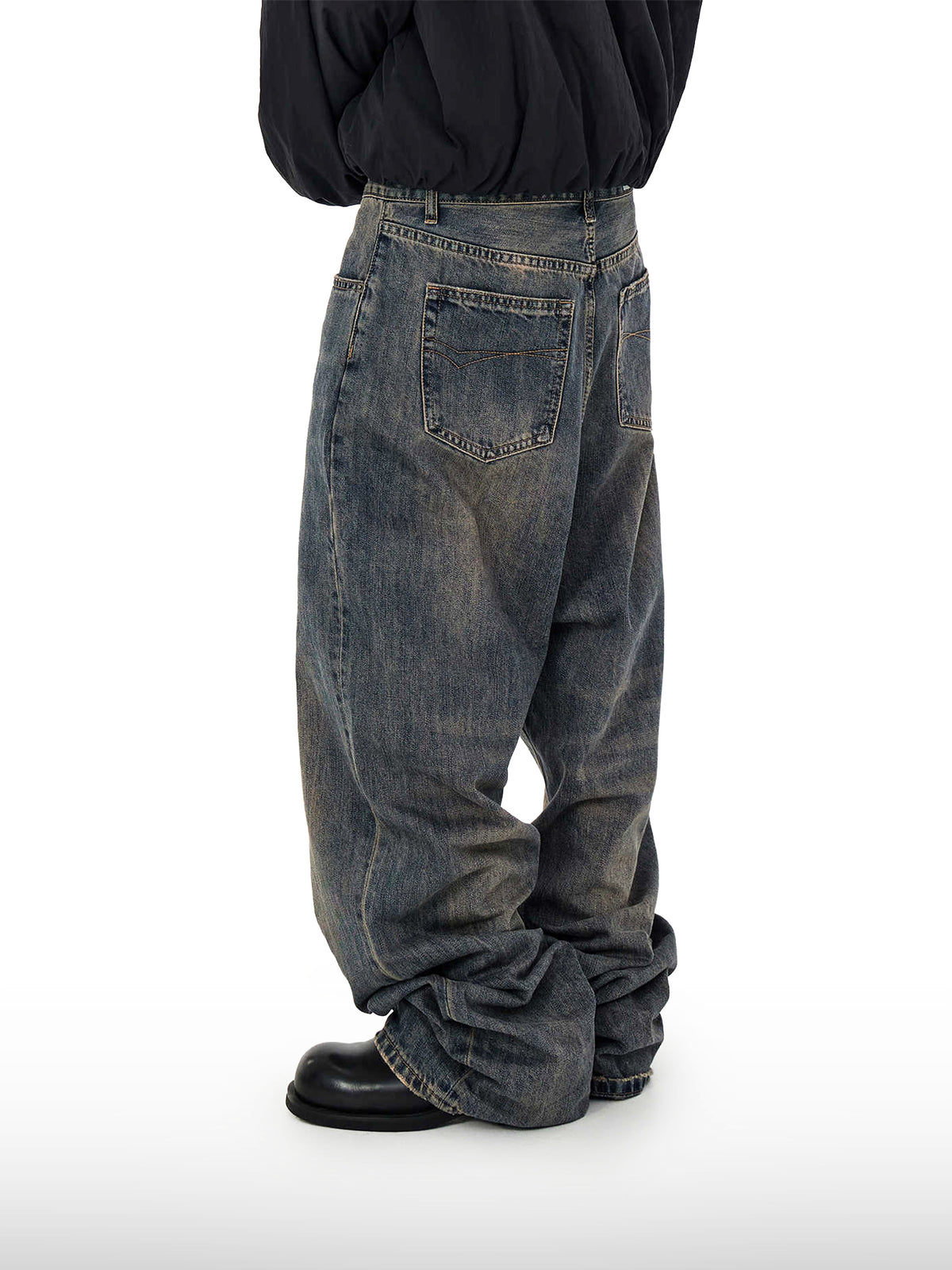 Jeans im Vintage-Waschung