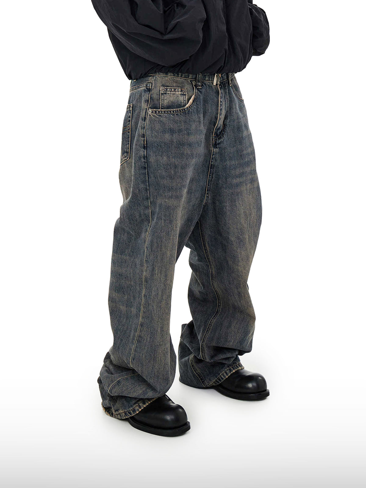 Jeans im Vintage-Waschung