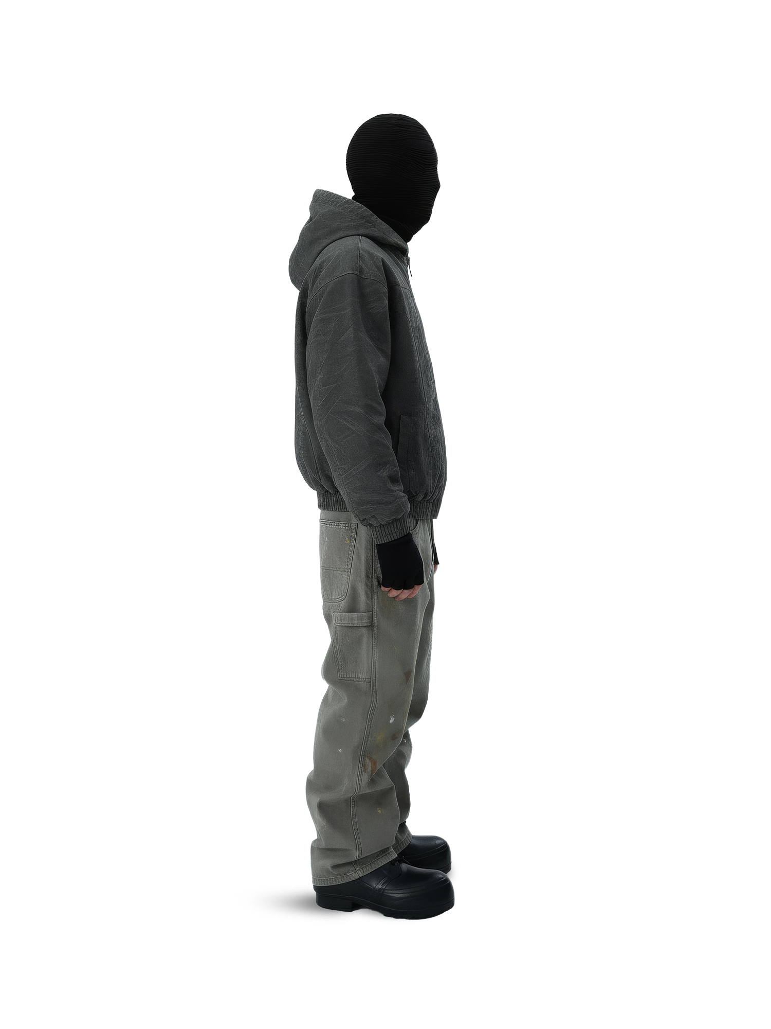 Washed Hoodie Jacket