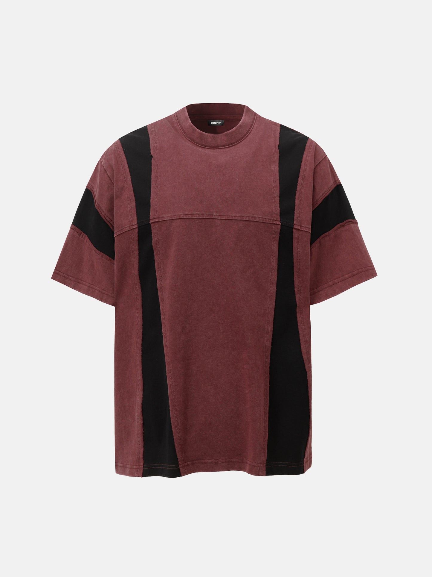T-Shirt mit geteiltem Einsatz