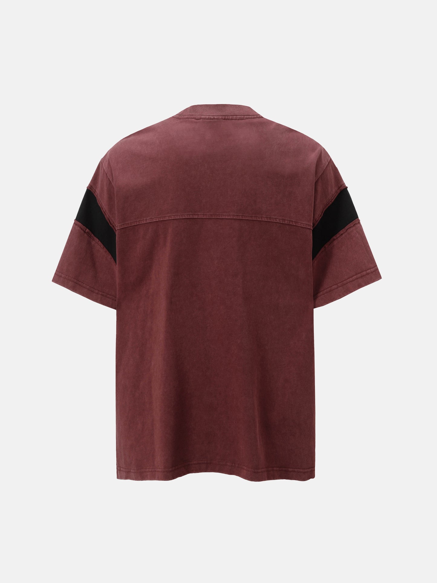 T-Shirt mit geteiltem Einsatz