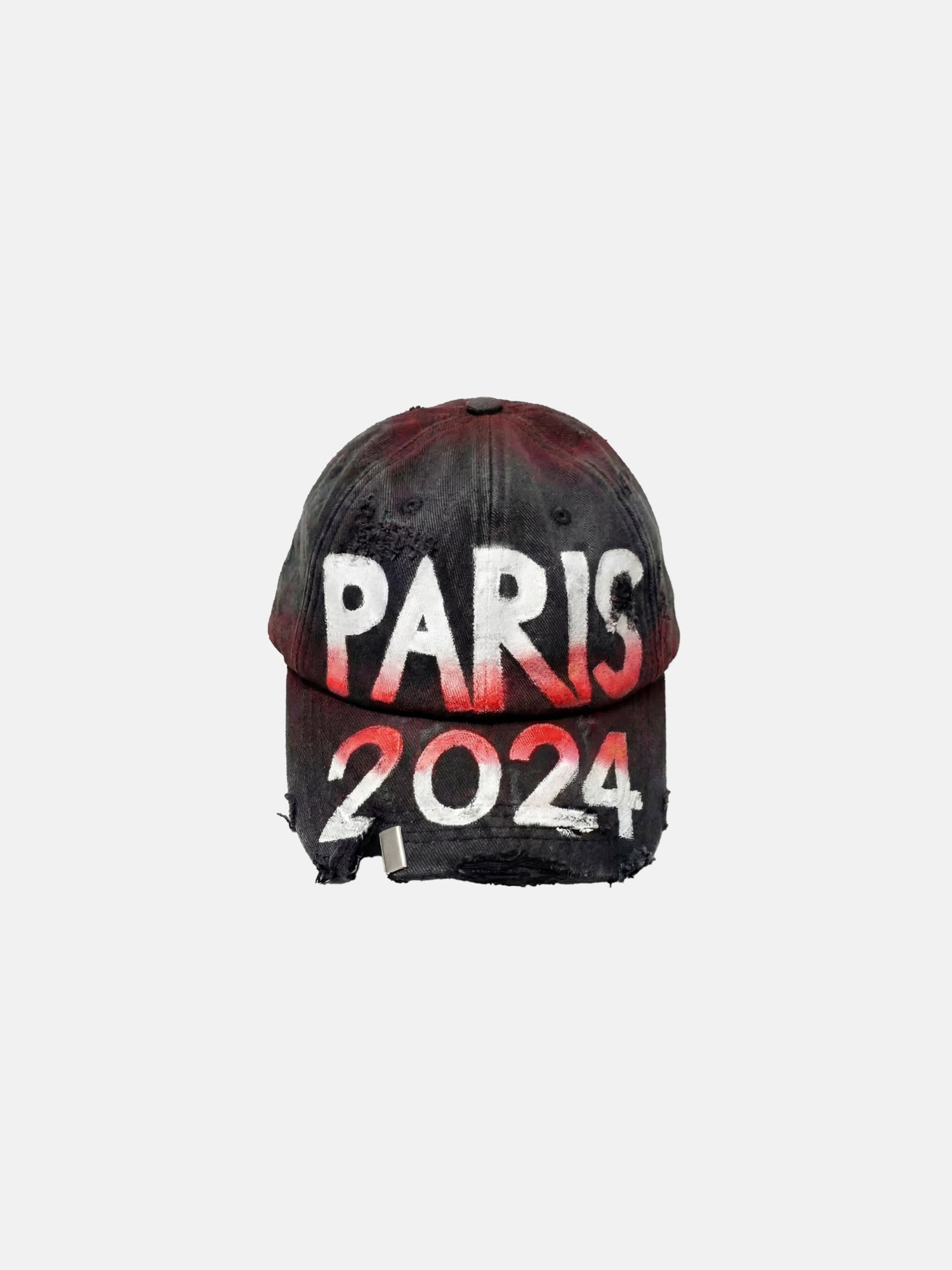 Paris '24' Distressed Cap