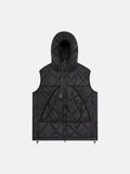 Glacier Diamond gewatteerd vest met capuchon