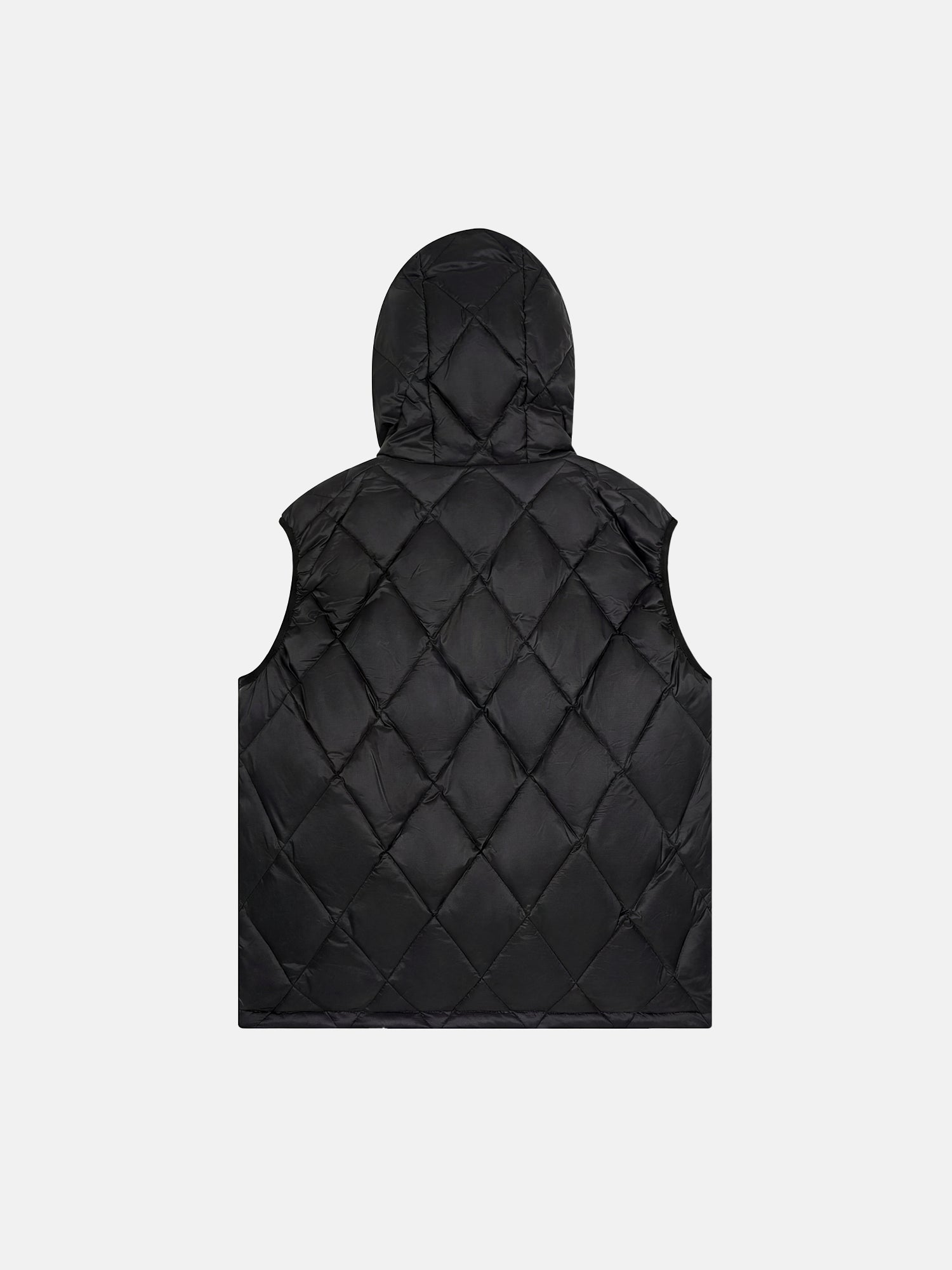 Glacier Diamond Quilt Hooded Vest