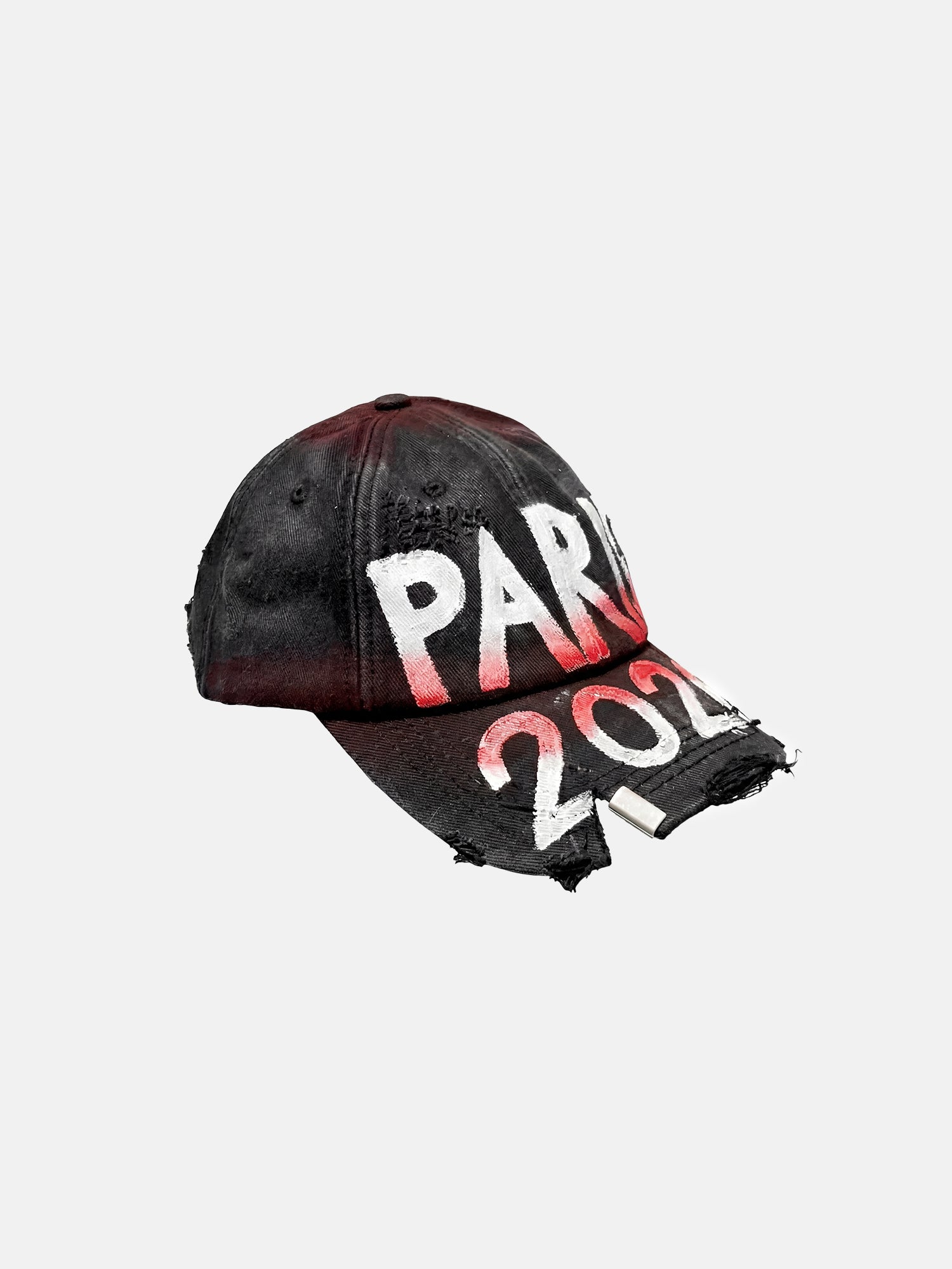 Paris '24' Distressed Cap
