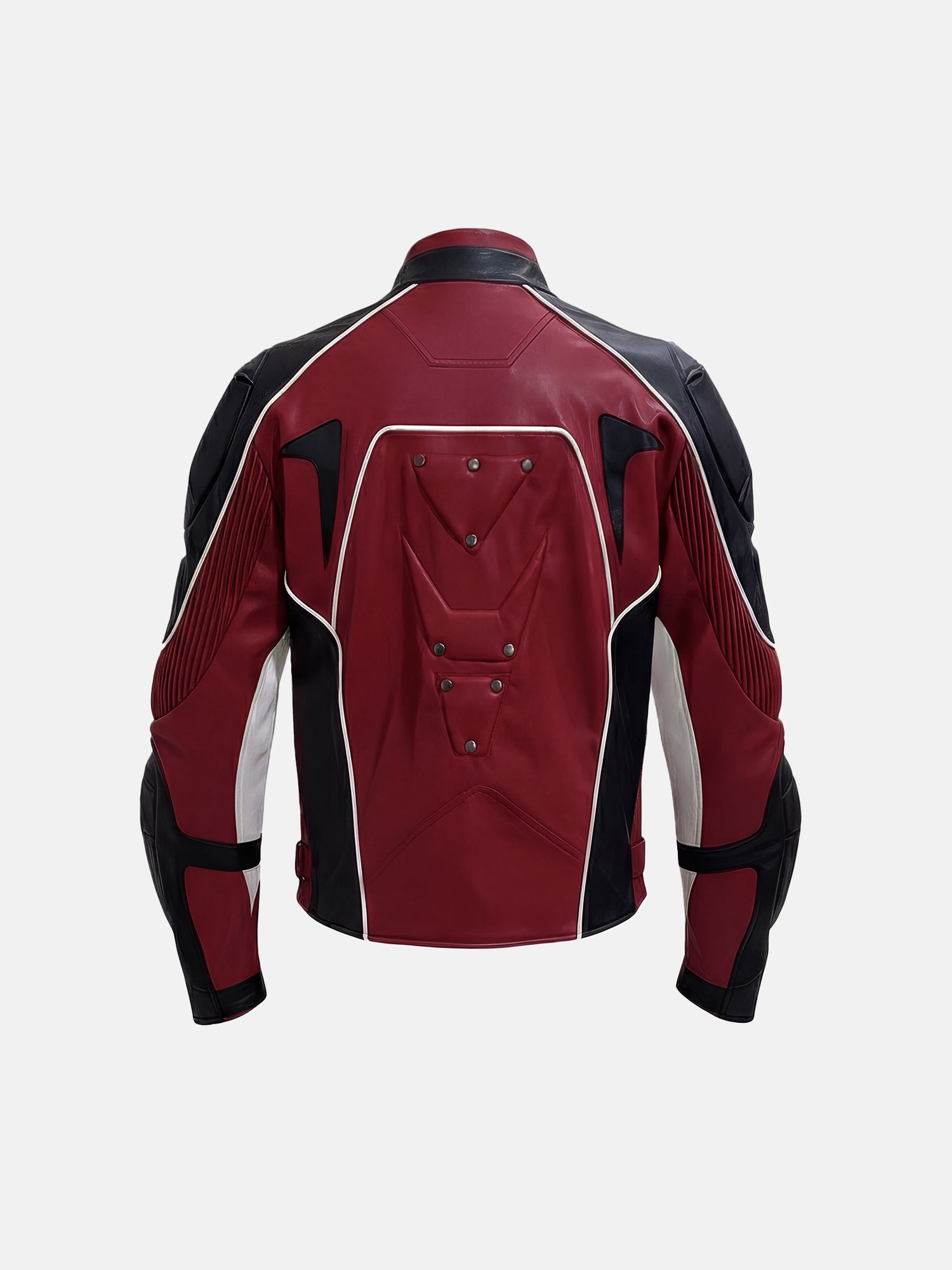 Red Black Moto Jacket
