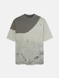 Facade-T-shirt met spetters