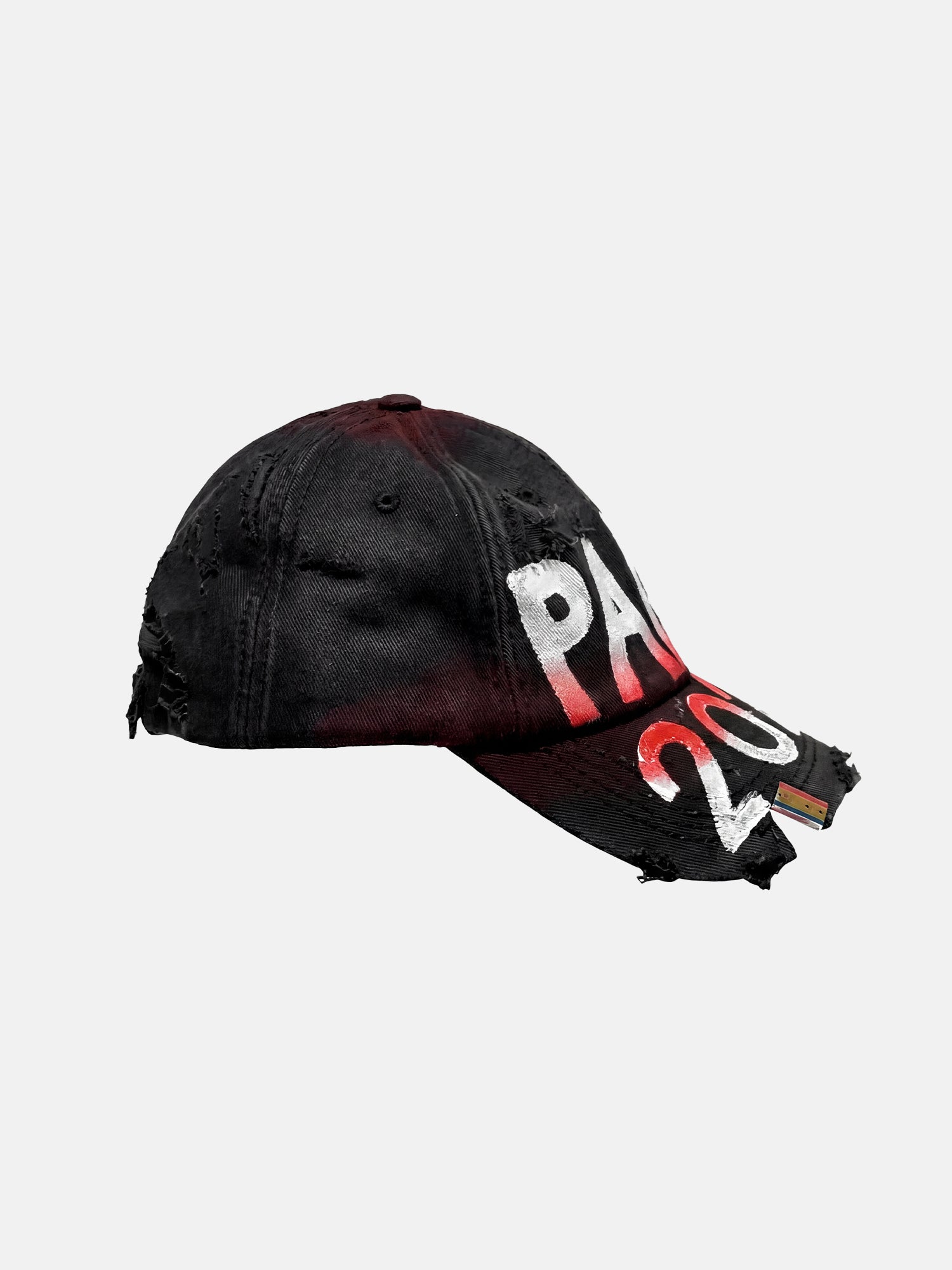 Paris '24' Distressed Cap