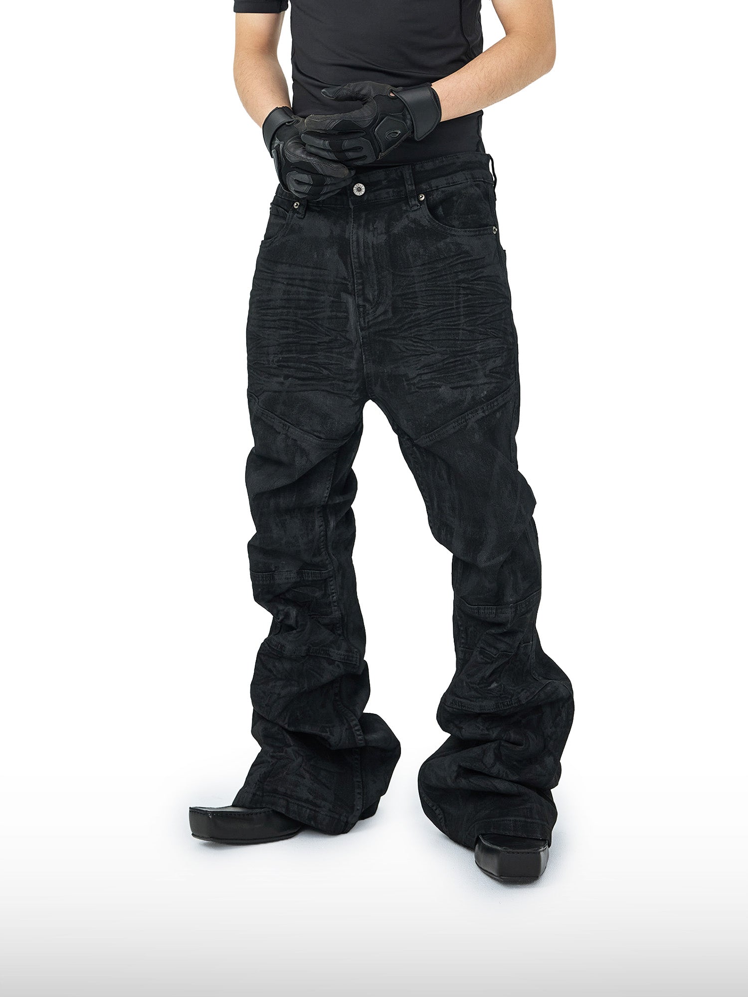Gekreukte & Gewaxte Broek