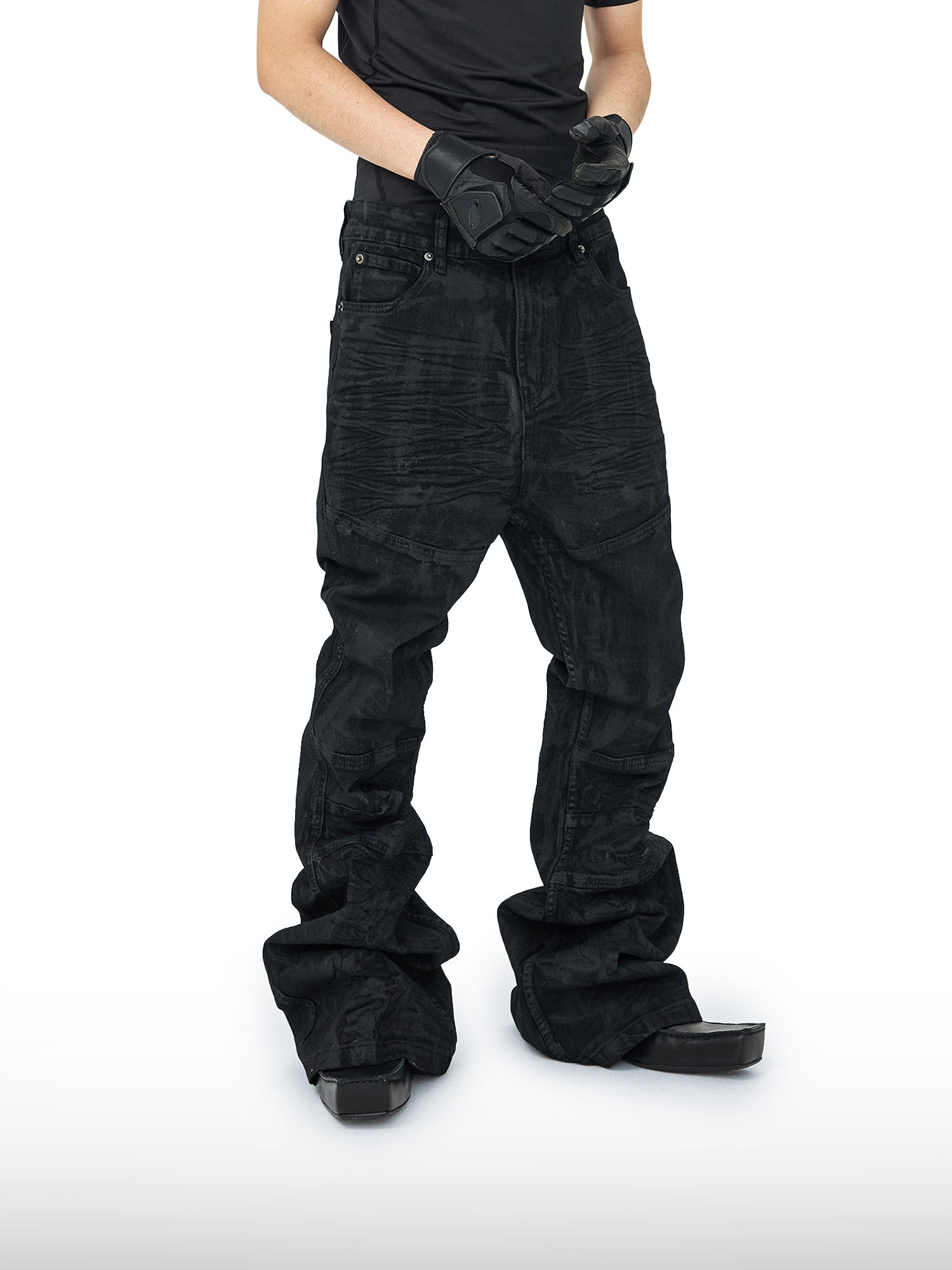 Gekreukte & Gewaxte Broek