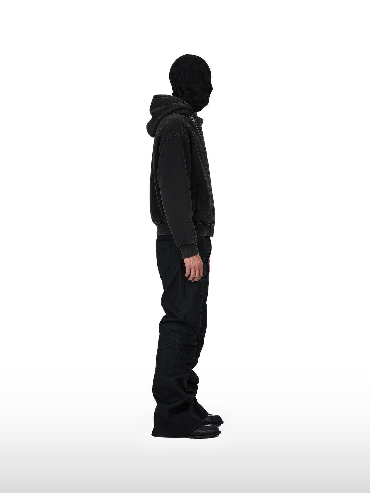 Black Asymmetric Hoodie