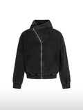 Black Asymmetric Hoodie