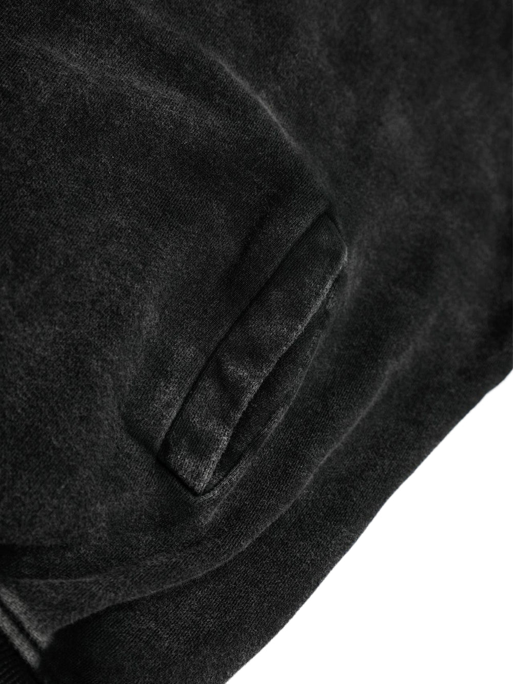Schwarzer asymmetrischer Hoodie