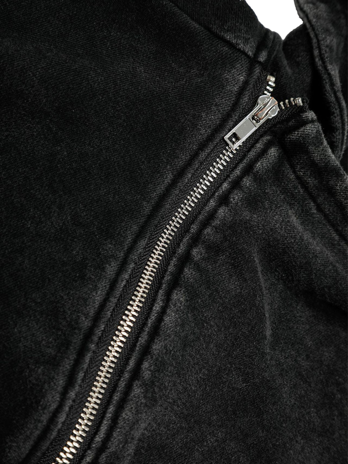 Black Asymmetric Hoodie