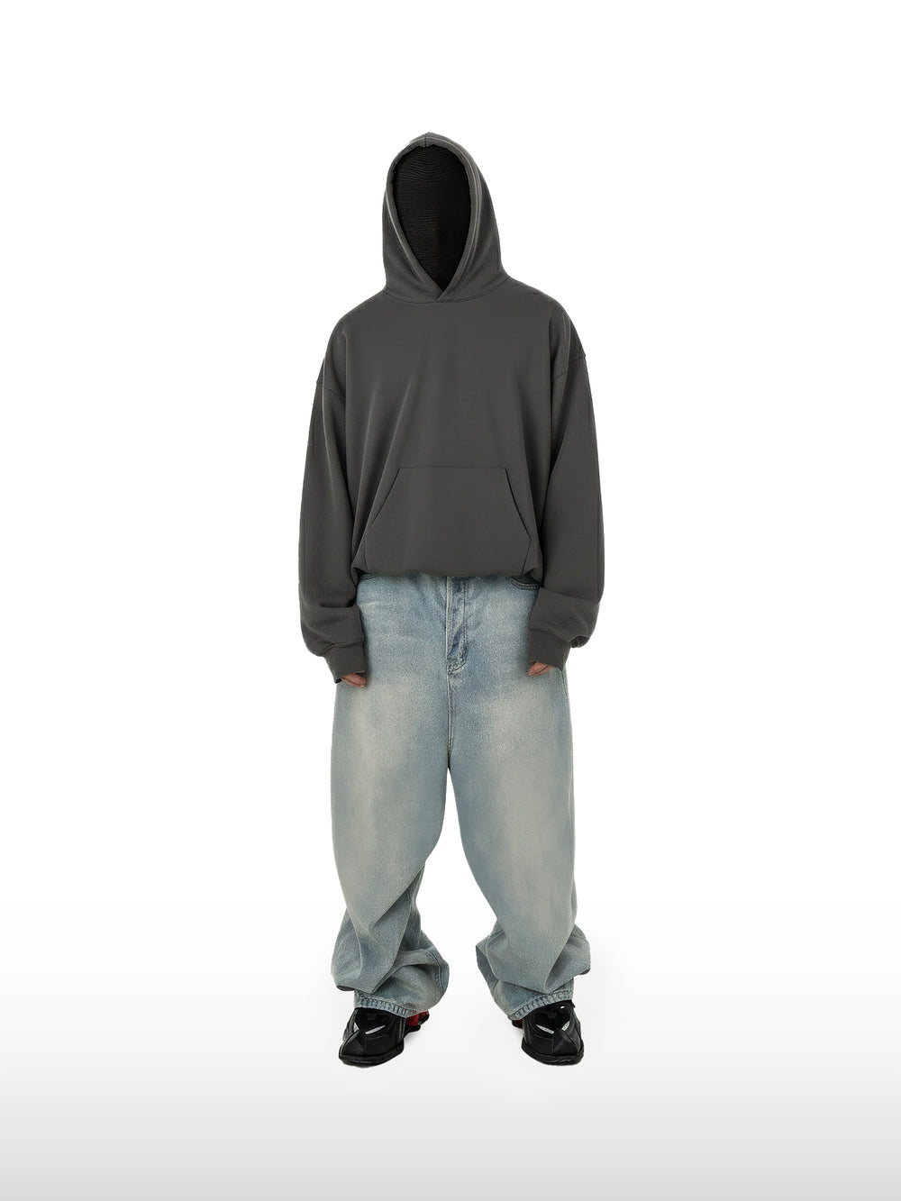 Blackout-Kapuzenpullover
